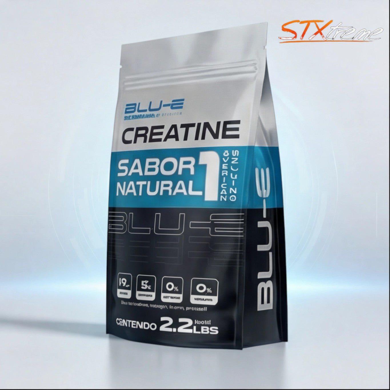 Creatine BLU E 2.2 Lbs Creatina Monohidratada Pura Premium