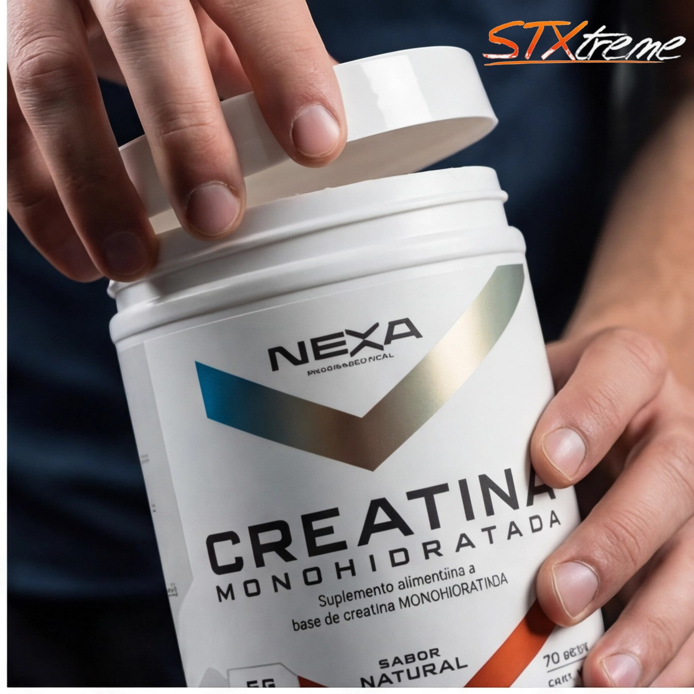 Creatina Monohidratada Nexa Pharmaceutical 350g Creatina Pura Sin Gluten Premium