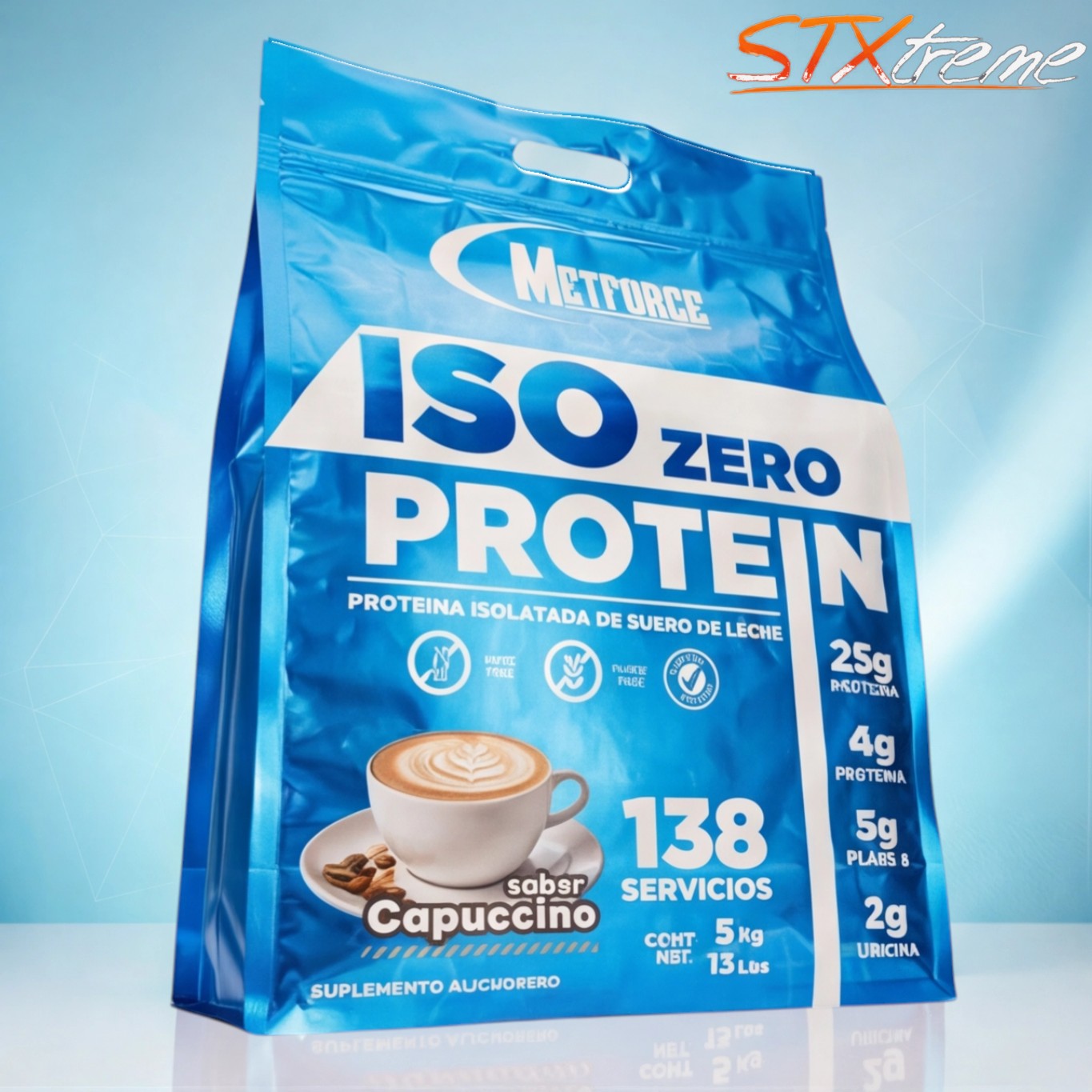 Iso Zero Protein Metforce 13 Lbs Proteina Aislada De Suero De Leche
