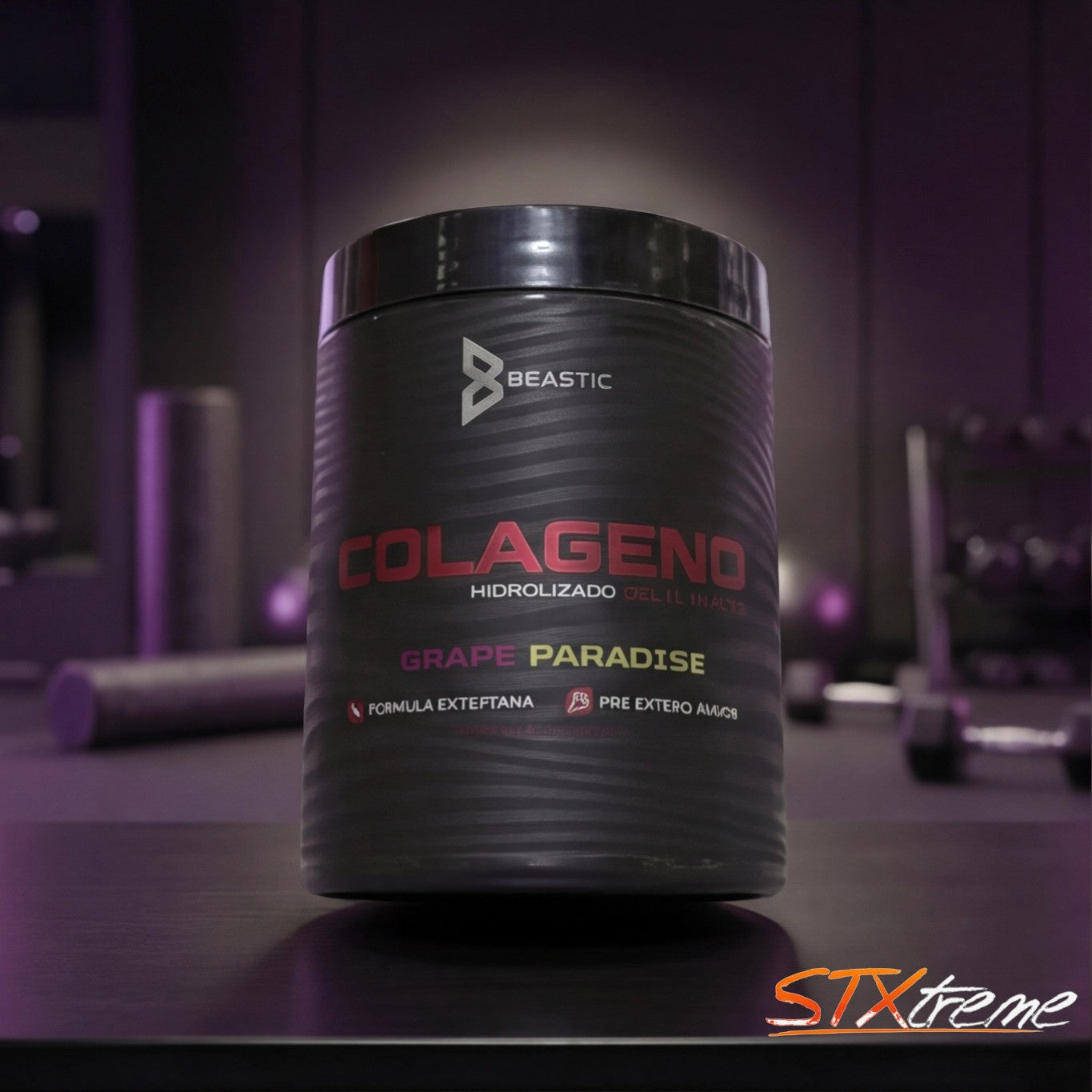 Colageno Beastic 333g Con Resveratrol Y Vitaminas Firmeza
