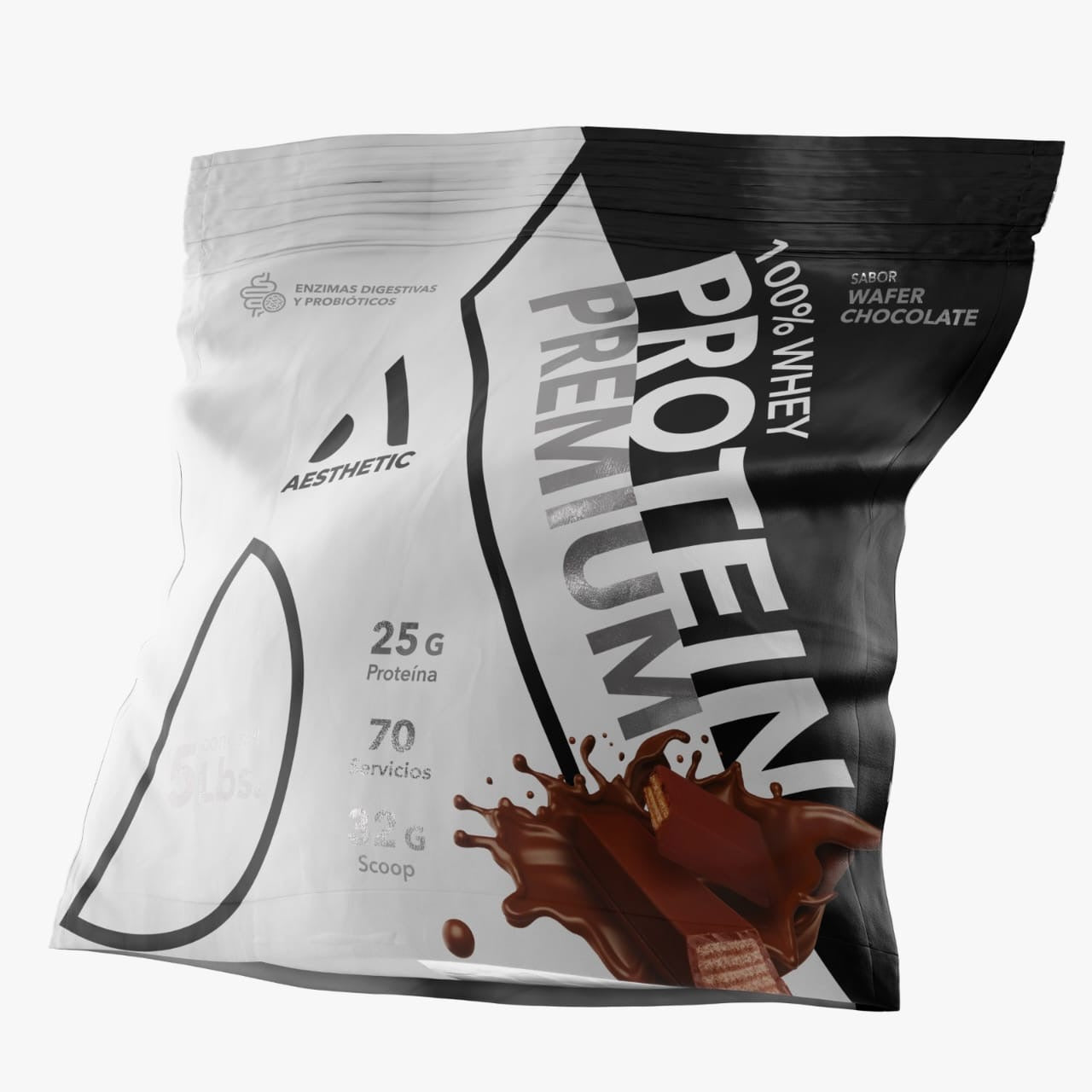 100 Whey Premium Aesthetic Supplements 5 Lbs Proteina Whey Con Probioticos