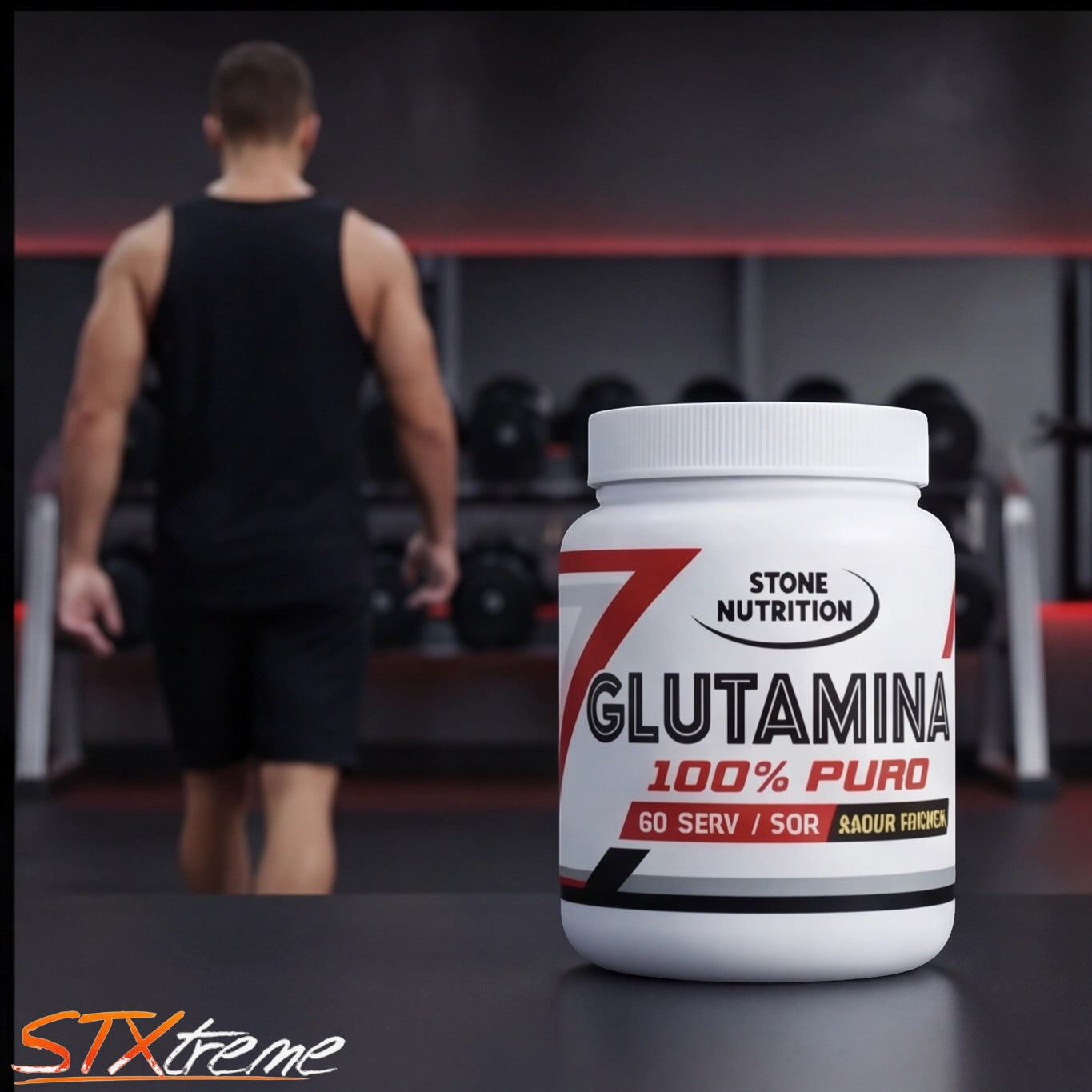 Glutamina Stone Nutrition 1 Kg Recuperacion Muscular Prolongada