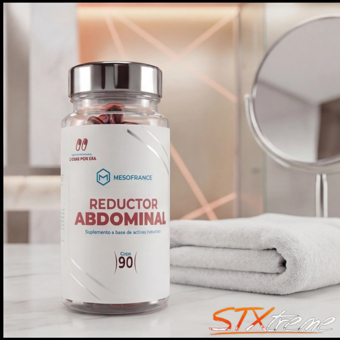 Reductor Abdominal Mesofrance 90 Capsulas Definicion De Cintura Y Core