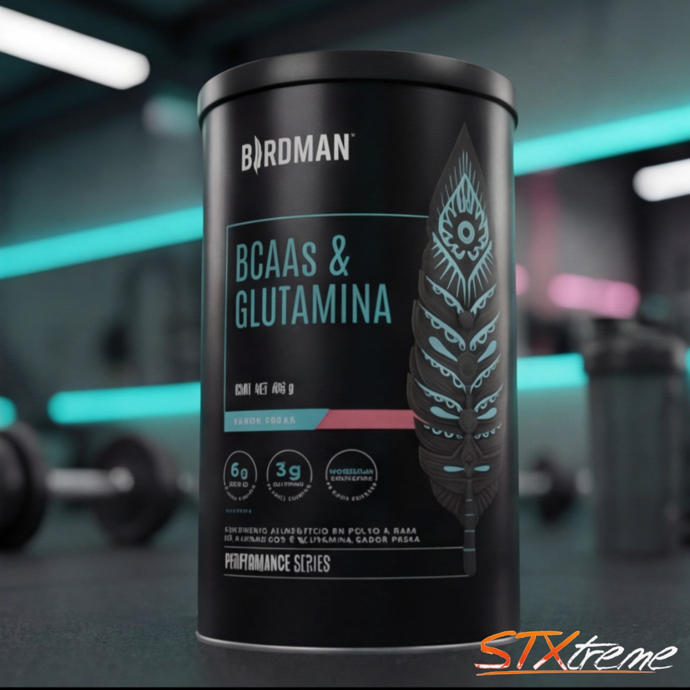 BCAAs Glutamina Birdman 405g Aminoacidos Plant Based Premium