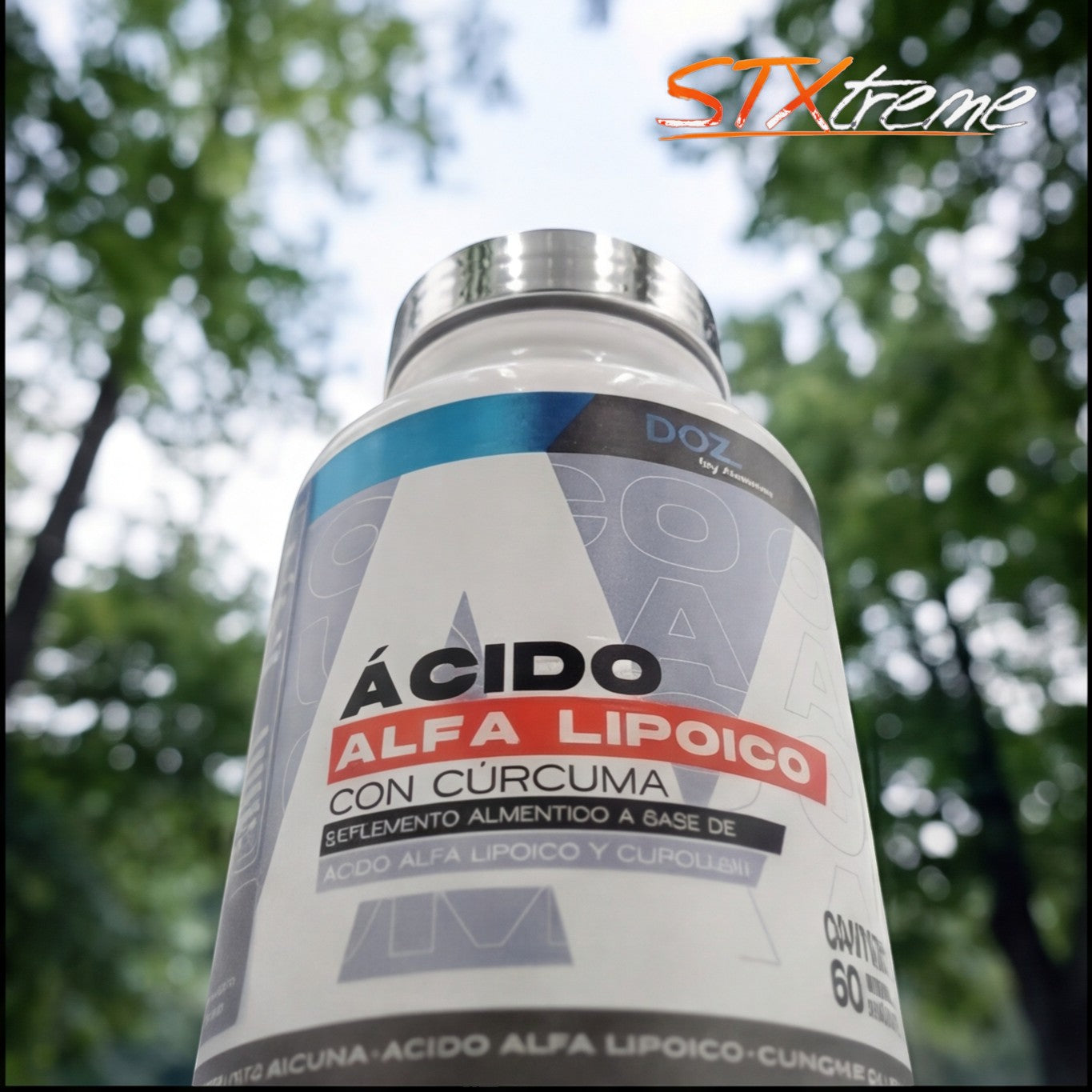 Acido Alfa Lipoico Con Curcuma DOZ 60 Caps Proteccion Y Vitalidad