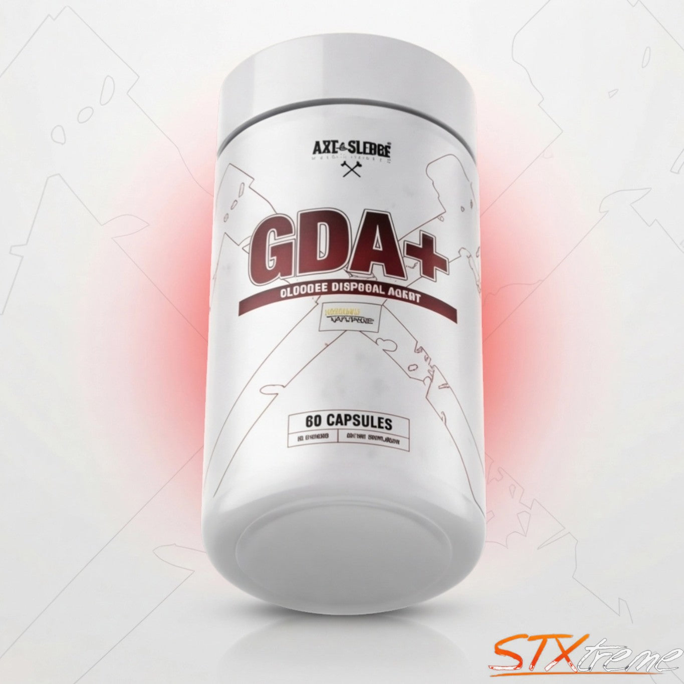 GDA Plus Axe Sledge 60 Caps Control De Nutrientes Avanzado