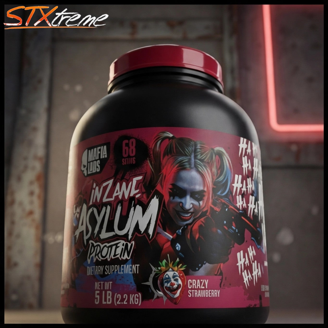 Whey Protein Mafia Labs Inzane Asylum 4.76 Lbs Proteina Para Crecimiento Muscular