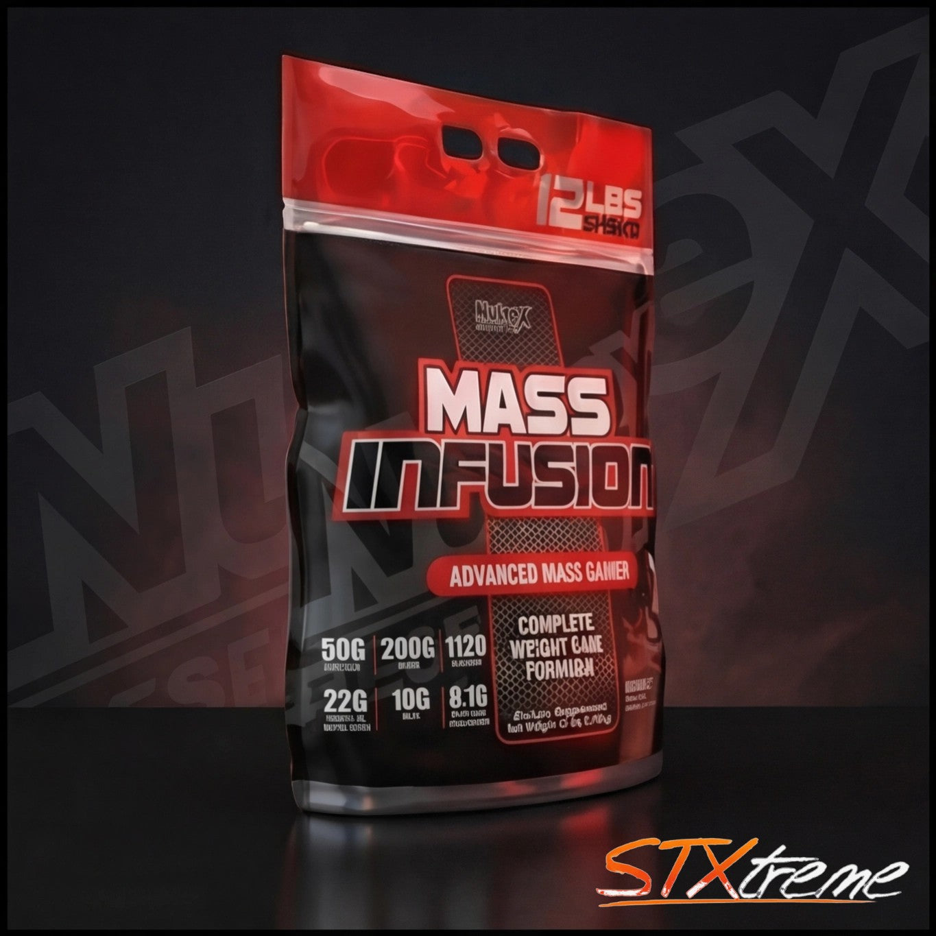 Mass Infusion Nutrex 12 Lbs Ganador De Masa Muscular Gainer