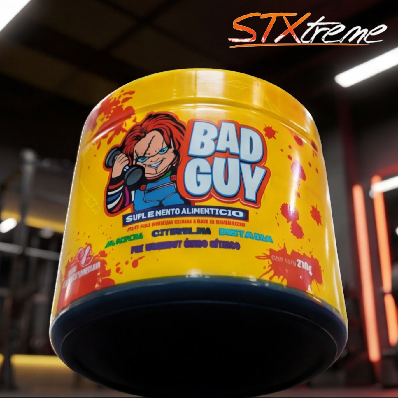 BAD GUY Prework Chucky Labz 30 Serv Sin Cafeina Pump Extremo