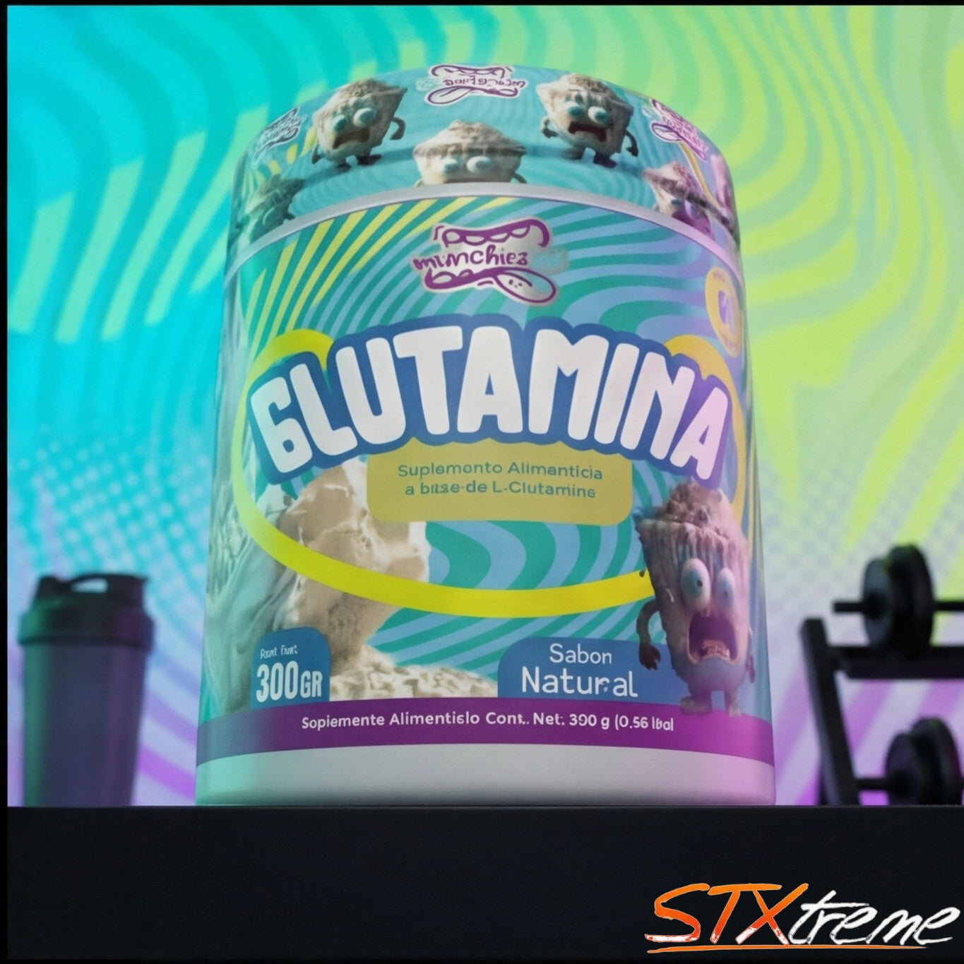 Glutamina Munchies Lab 300g Recuperacion Muscular Pura