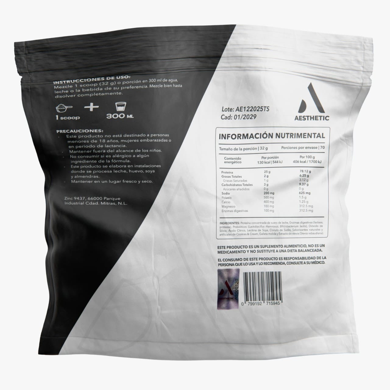 100 Whey Premium Aesthetic Supplements 5 Lbs Proteina Whey Con Probioticos