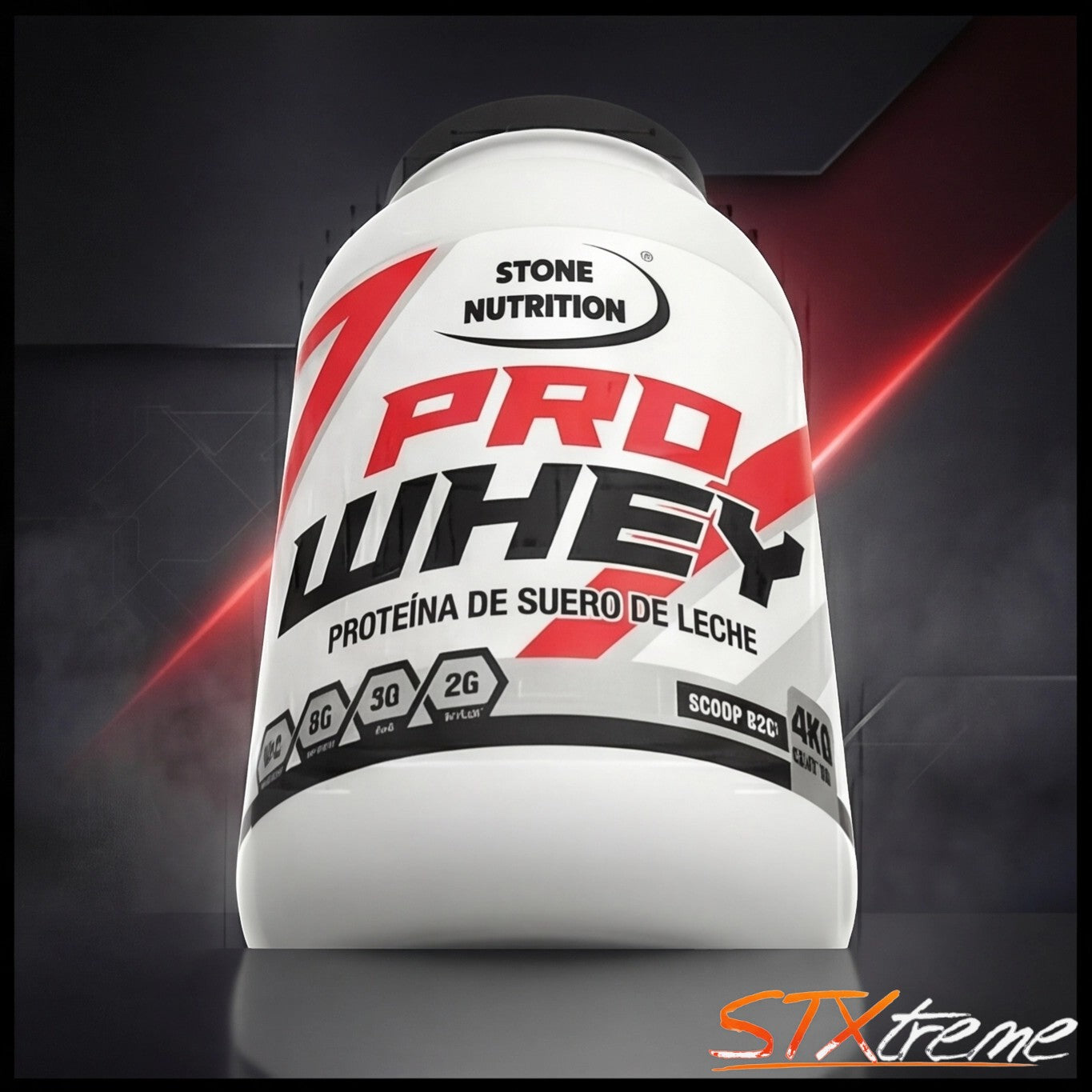 Pro Whey Stone Nutrition 4 Kg Proteina Suero Alto Rendimiento