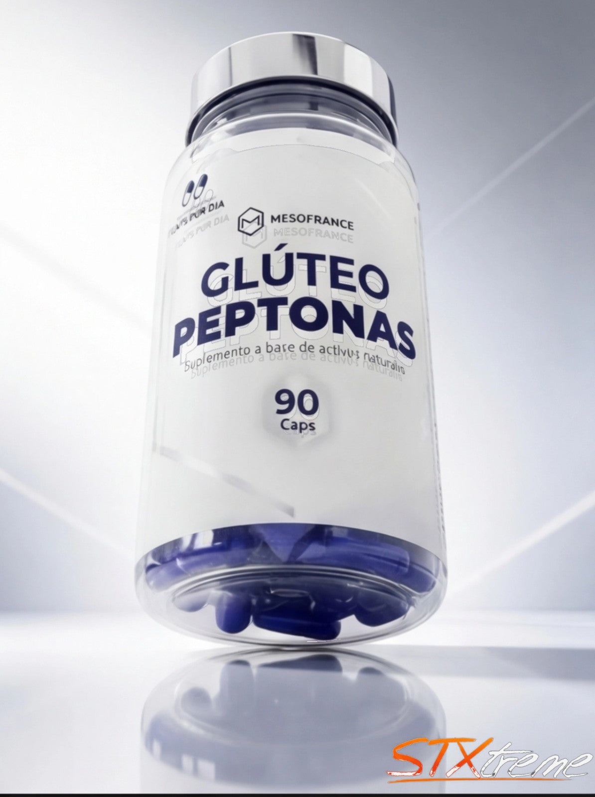 Gluteo Peptonas Mesofrance 90 Caps Colageno Firmeza Tonificacion