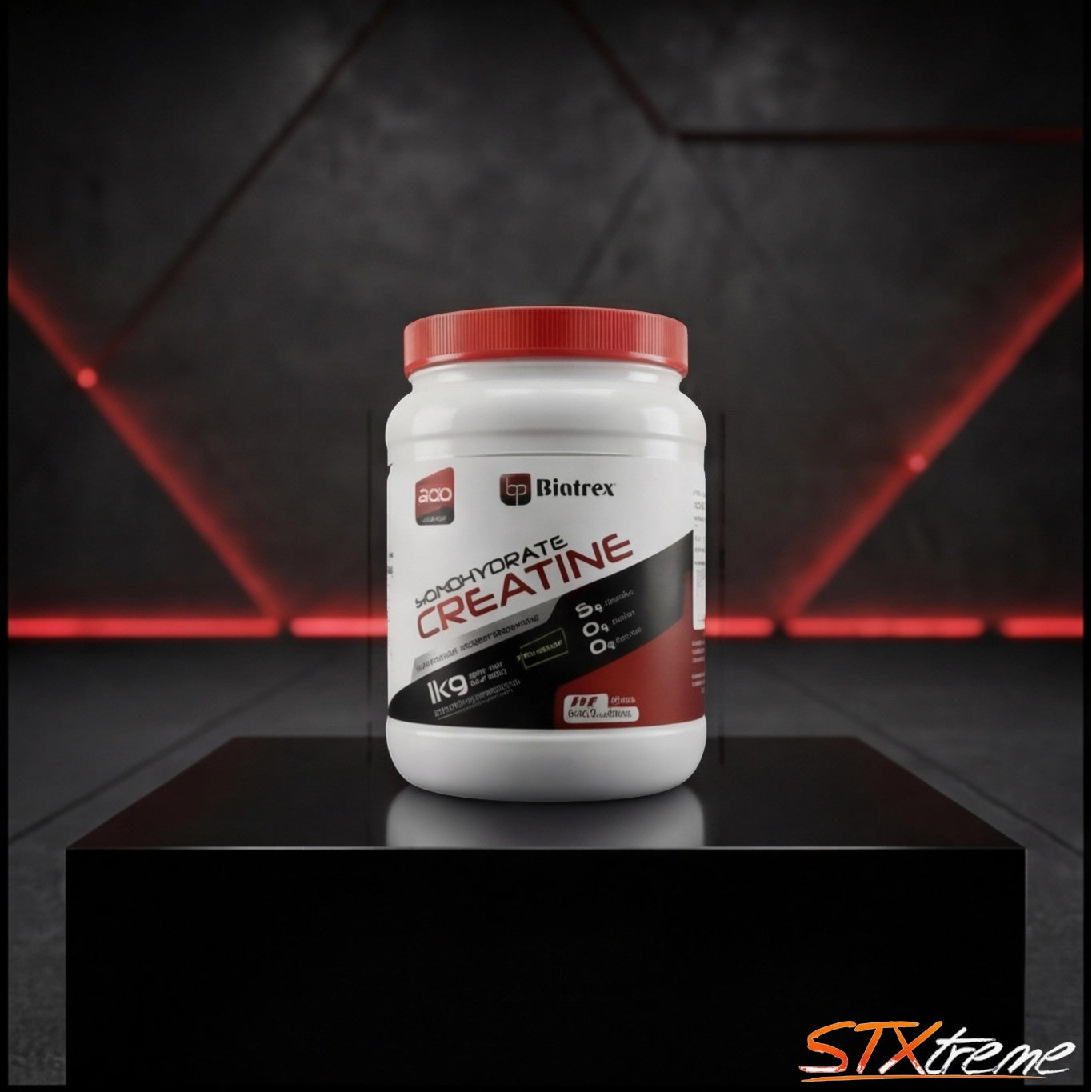 Creatina Monohidratada Biotrex 1 Kg 200 Servicios Fuerza Y Volumen