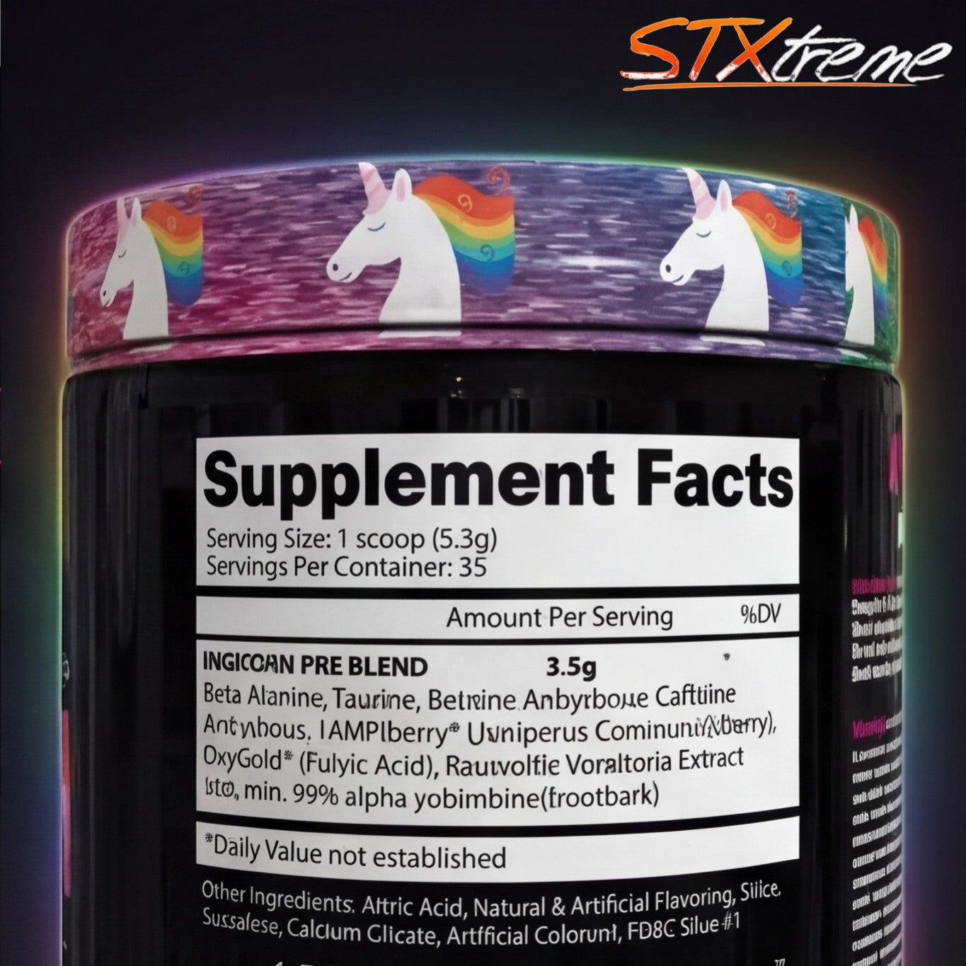 Unicorn Pre Mythical Nutrition 35 Serv Pre Entreno Energia Extrema