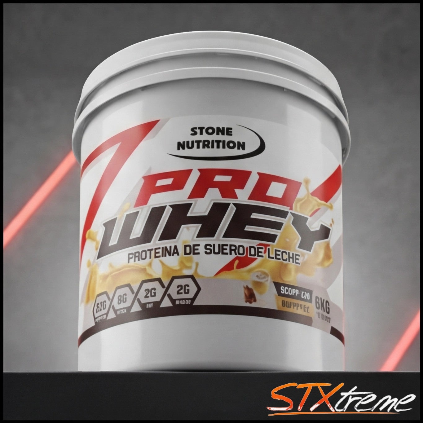Pro Whey Stone Nutrition 6 Kg Proteina Suero Alto Rendimiento