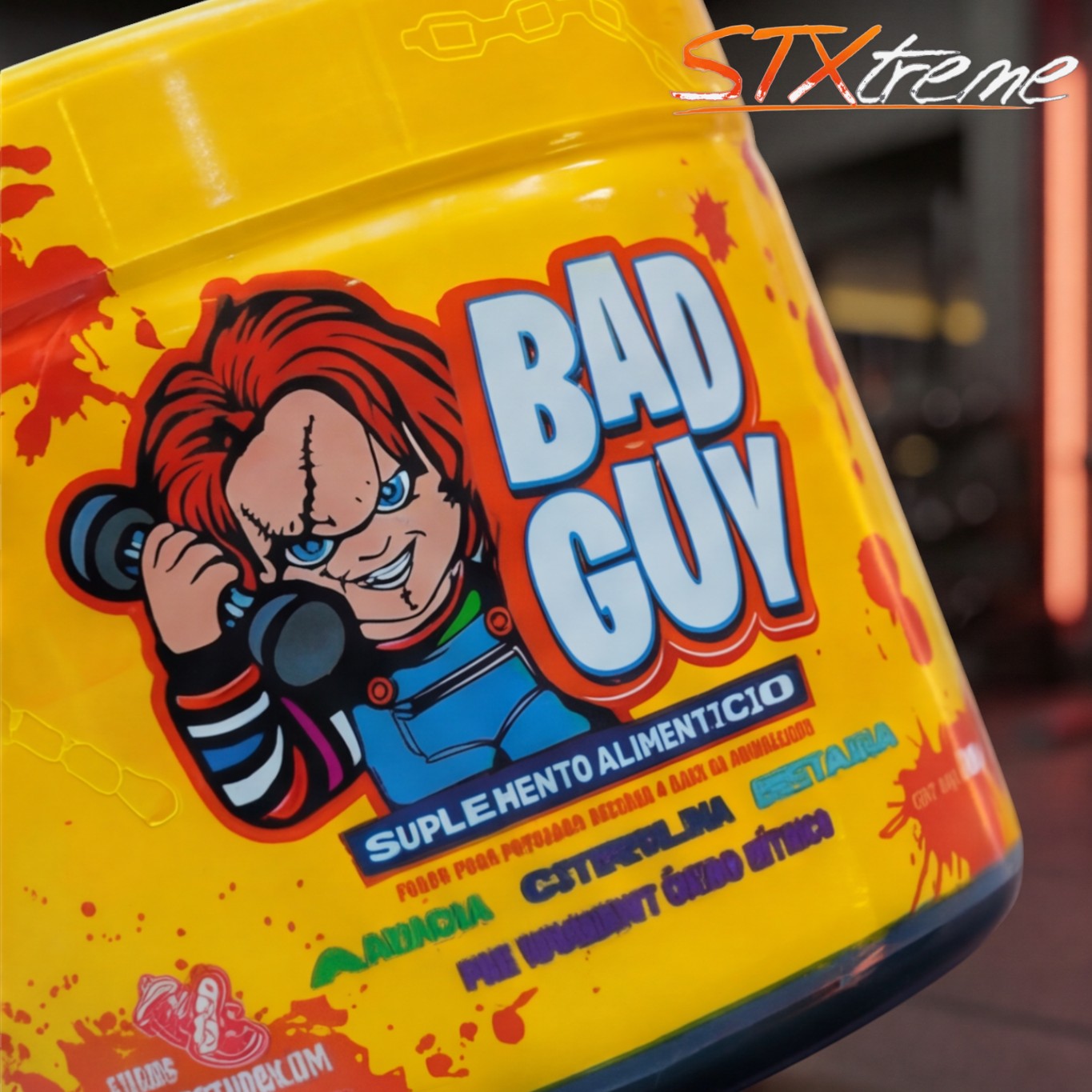 BAD GUY Prework Chucky Labz 30 Serv Sin Cafeina Pump Extremo