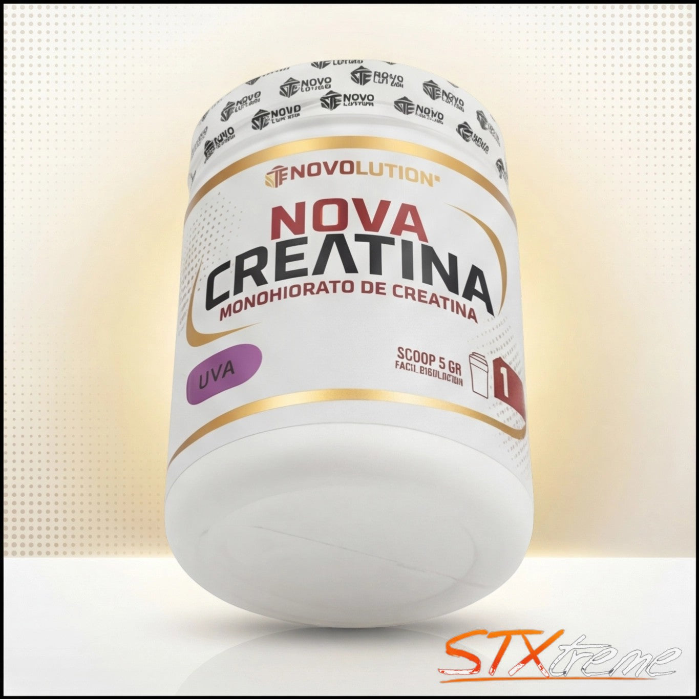 Nova Creatina Uva Novolution 1 Kg Fuerza Volumen Y Rendimiento