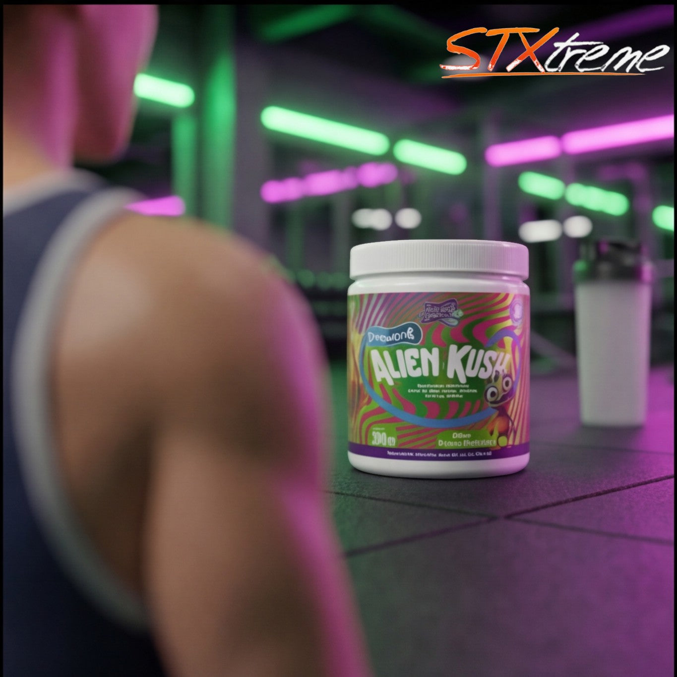 Alien Kush Munchies Lab 300g Energia Explosiva Pre Entreno
