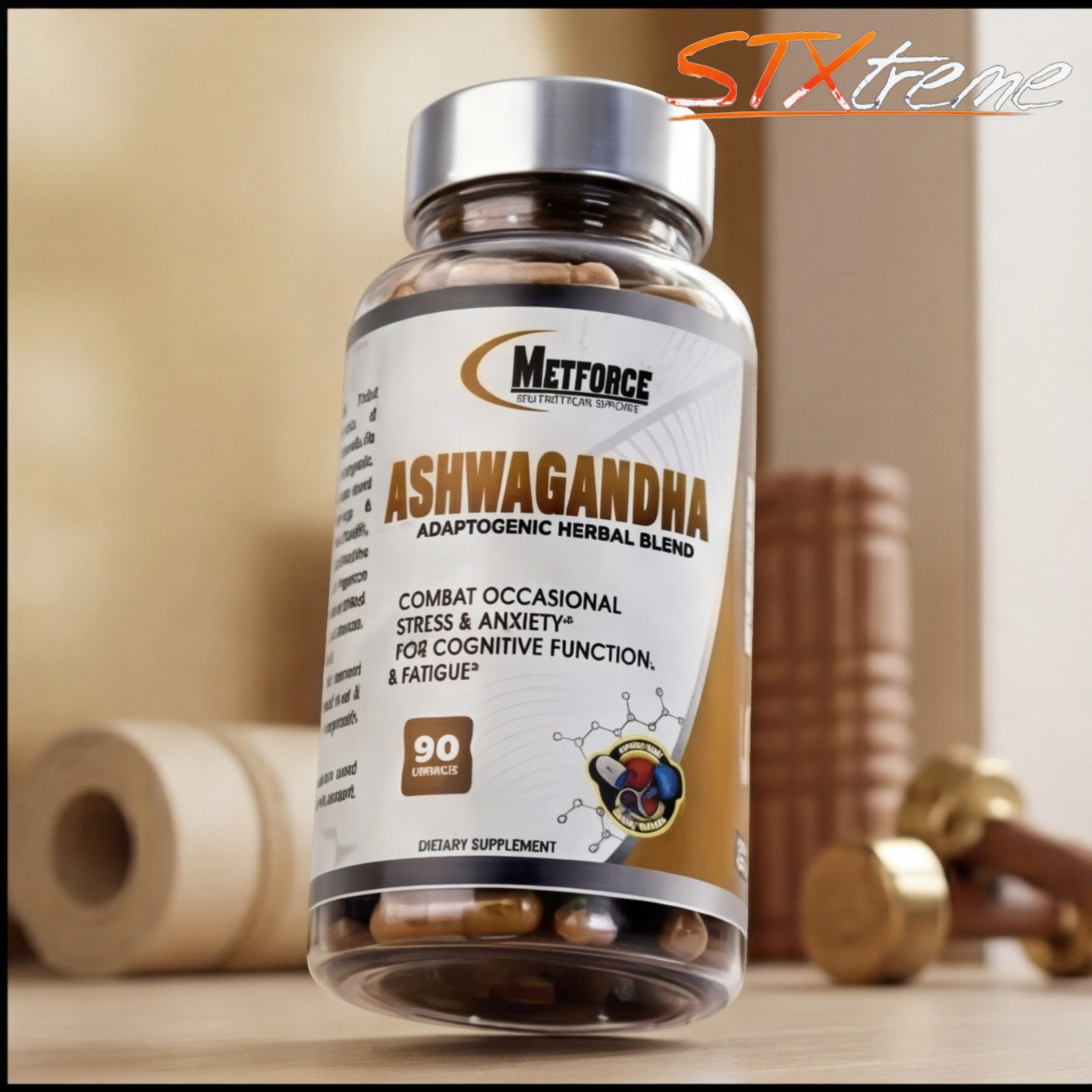 Ashwagandha Metforce 90 Caps Adaptogeno Natural Premium
