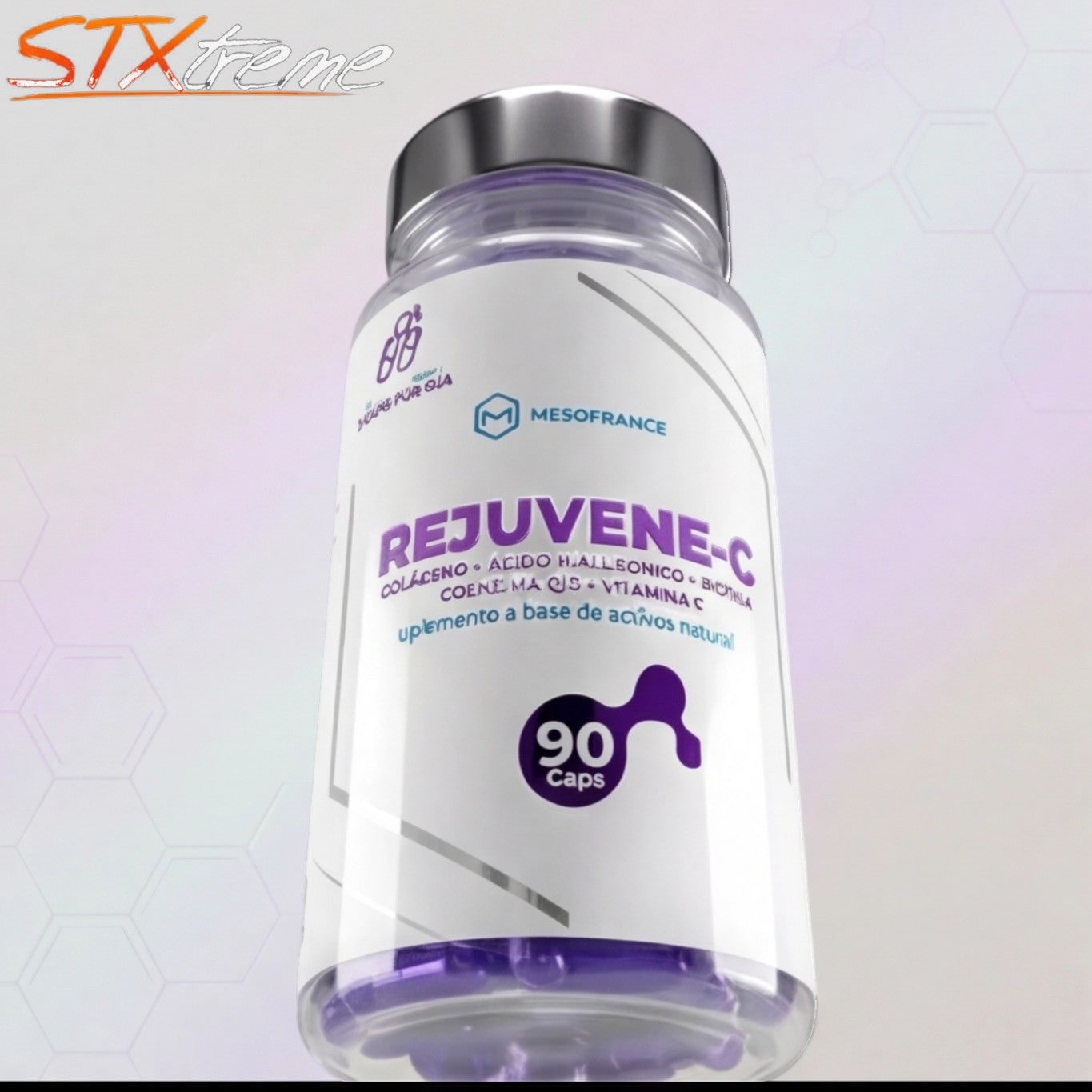 Rejuvene C Mesofrance 90 Capsulas Vitamina C Antioxidante Piel Y Defensas