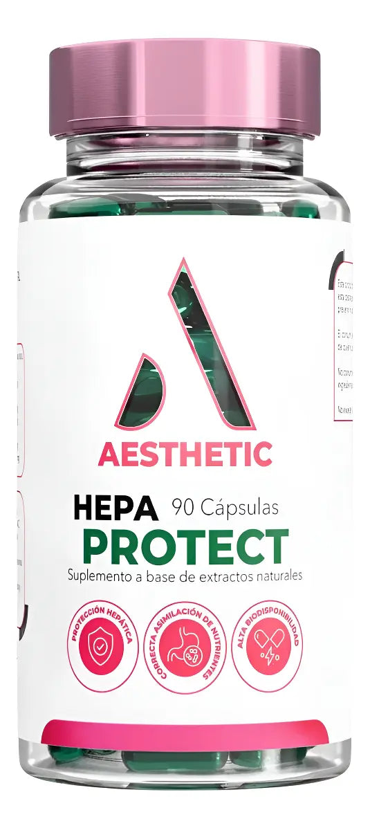 Aesthetic Hepa Protect Aesthetic Supplements 90 Capsulas Protector Hepatico Premium