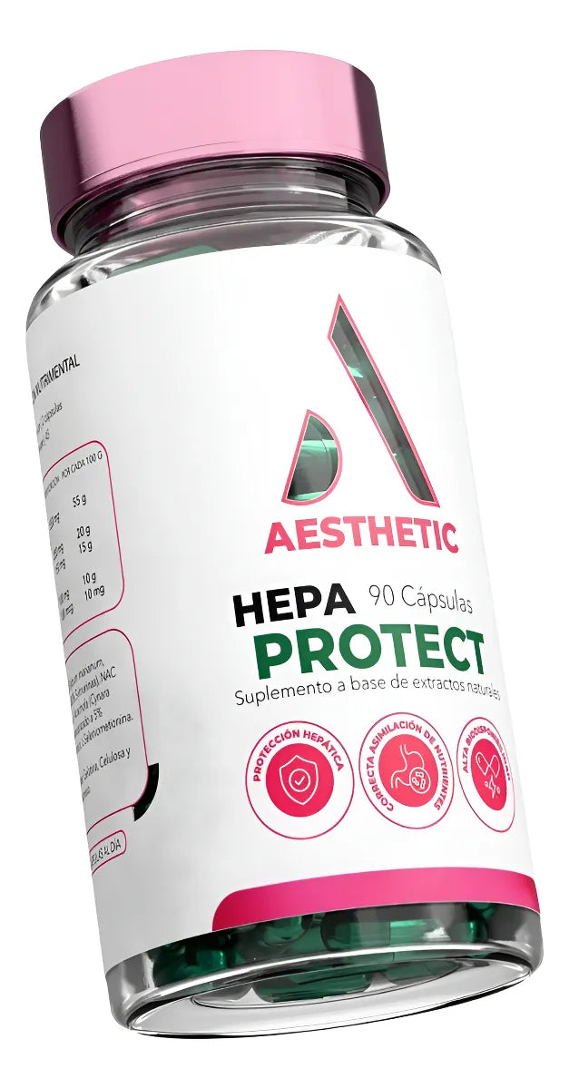 Aesthetic Hepa Protect Aesthetic Supplements 90 Capsulas Protector Hepatico Premium