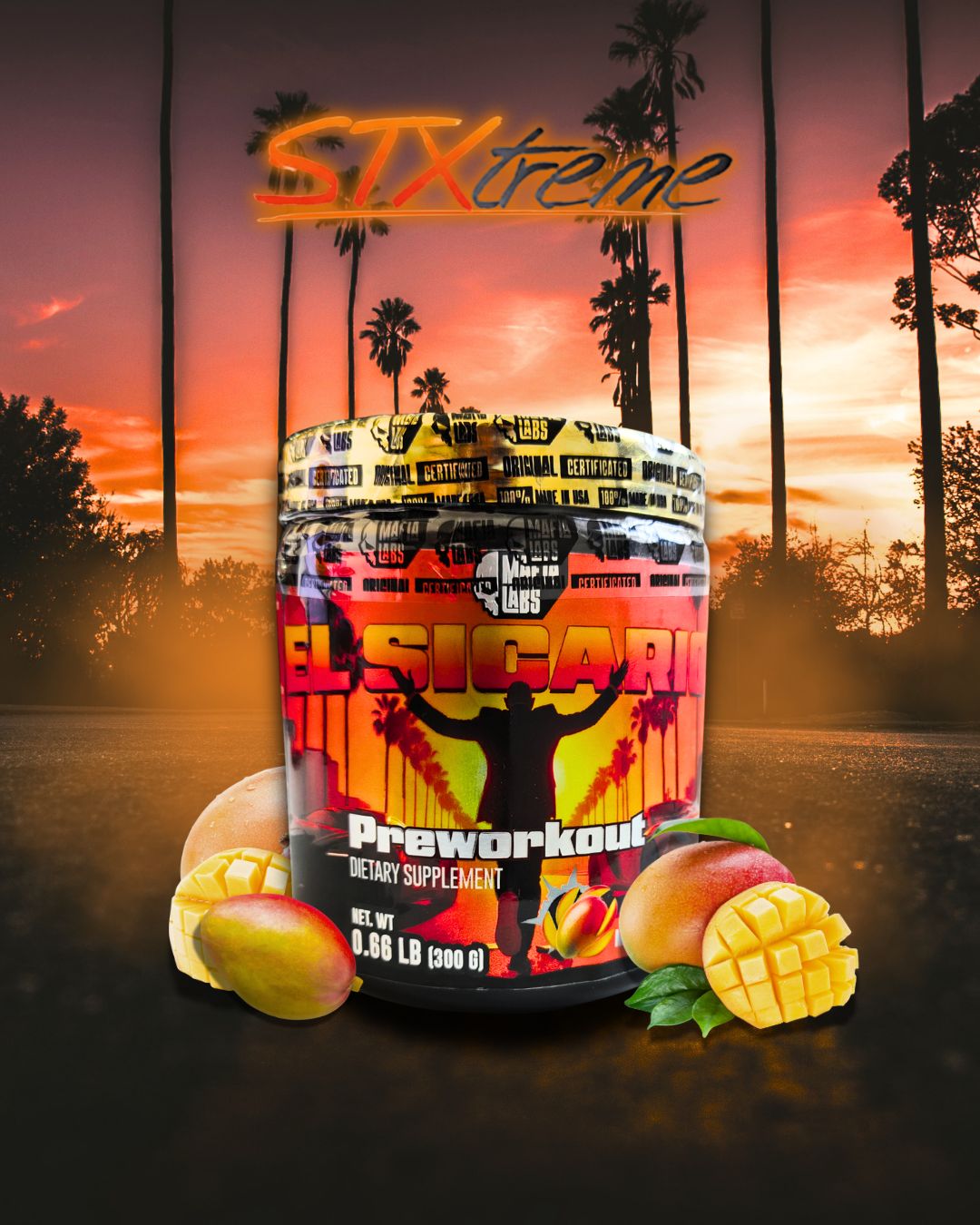 El Sicario Mafia Labs 300g Pre Entreno Energia Y Rendimiento
