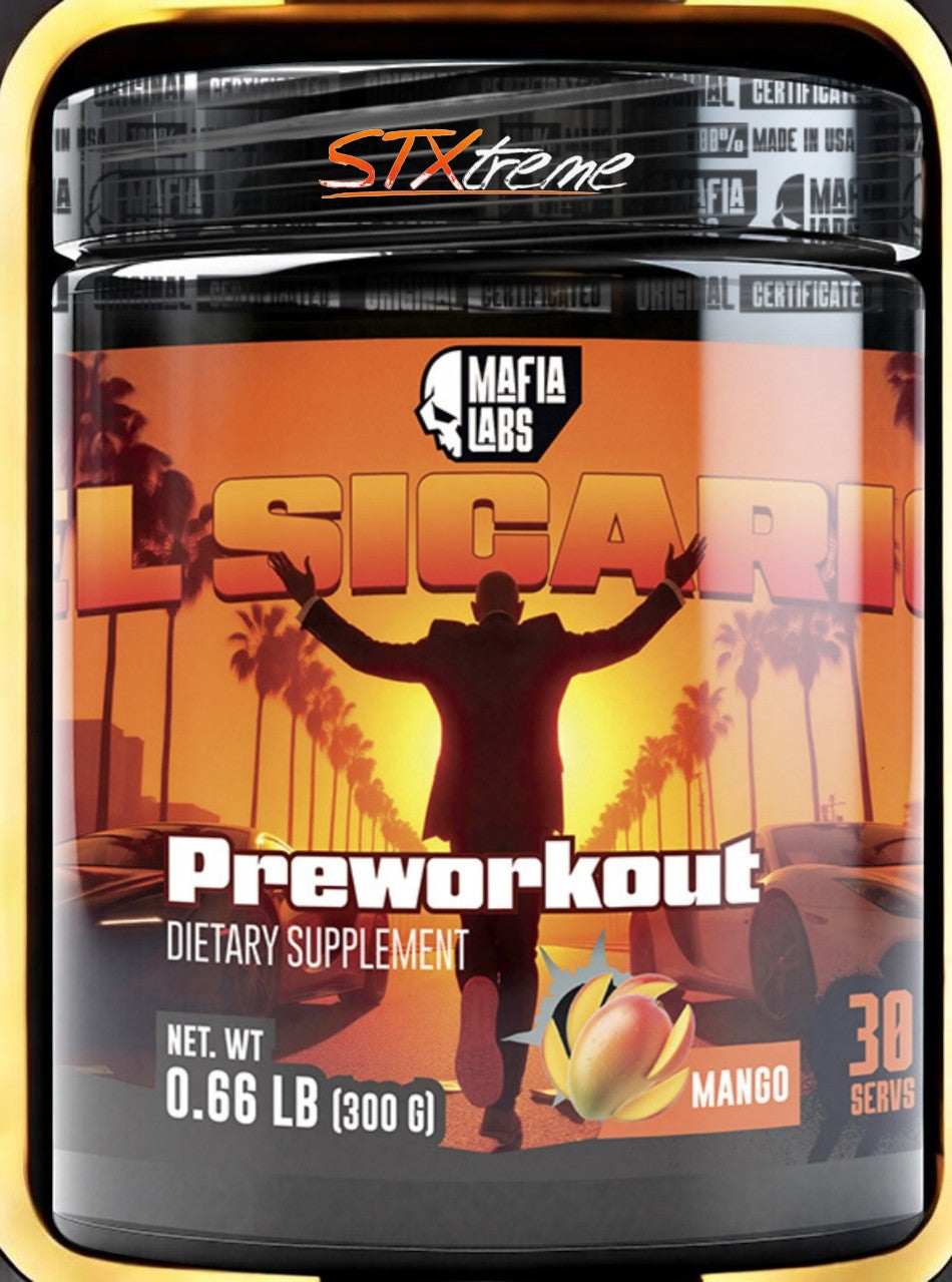 El Sicario Mafia Labs 300g Pre Entreno Energia Y Rendimiento