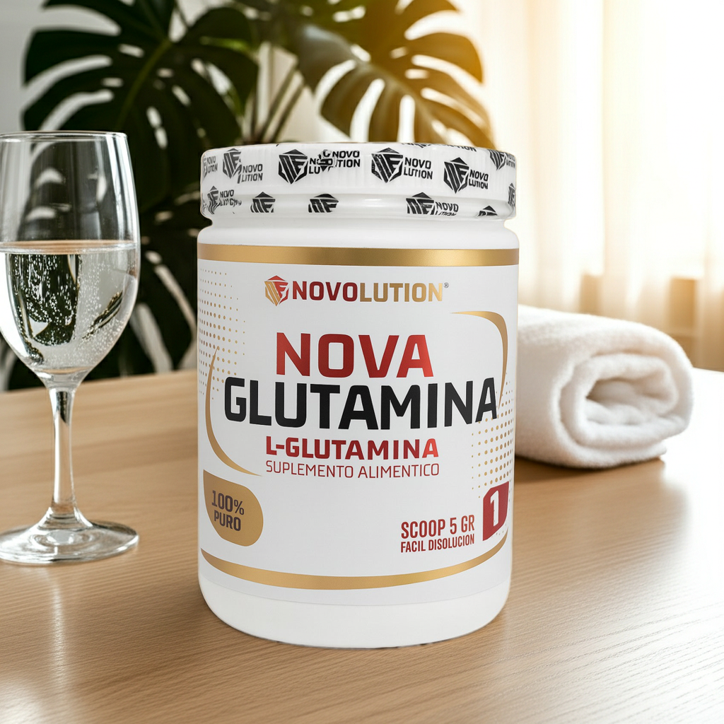 Nova Glutamina Novolution 1 Kg Soporte Para Recuperacion Muscular