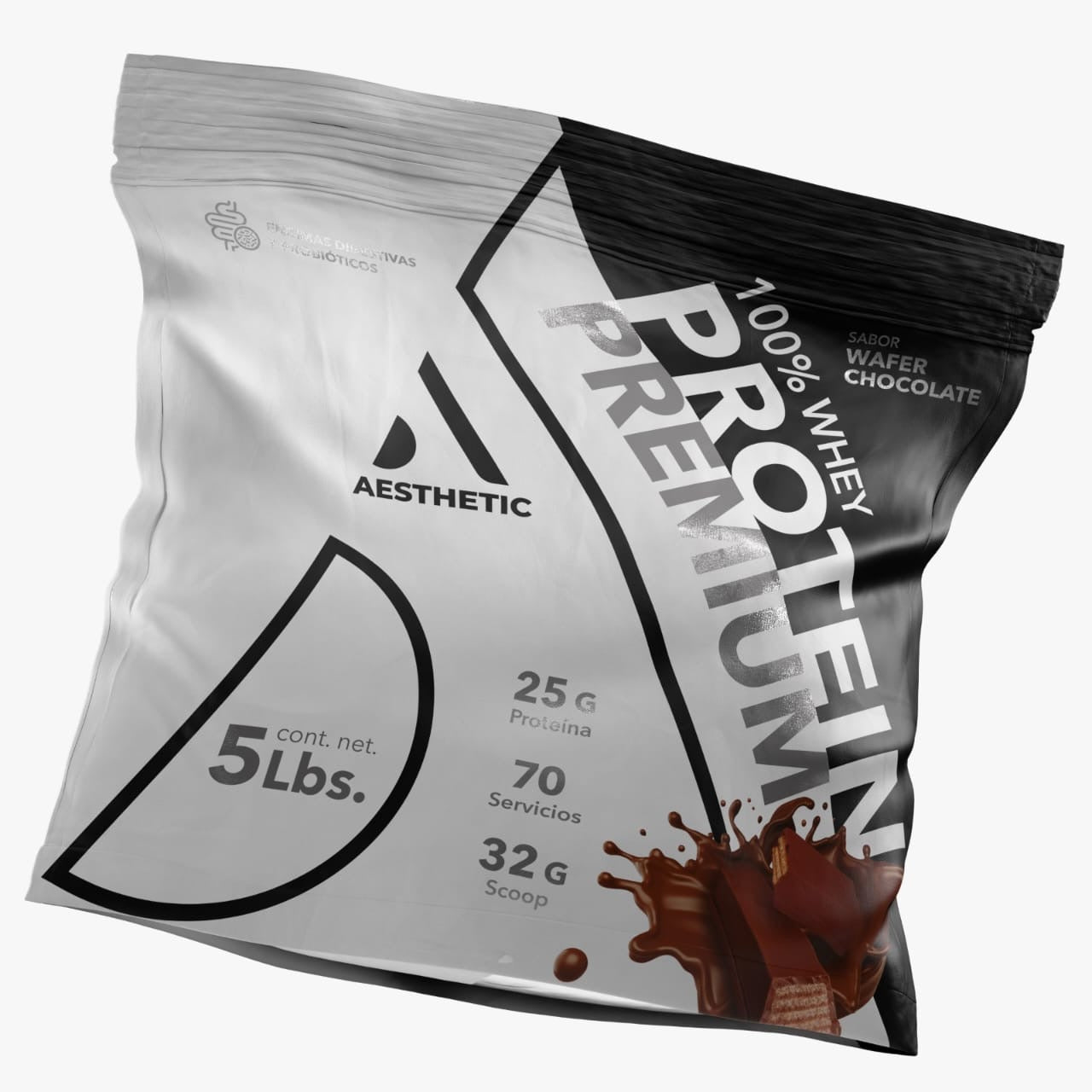 100 Whey Premium Aesthetic Supplements 5 Lbs Proteina Whey Con Probioticos