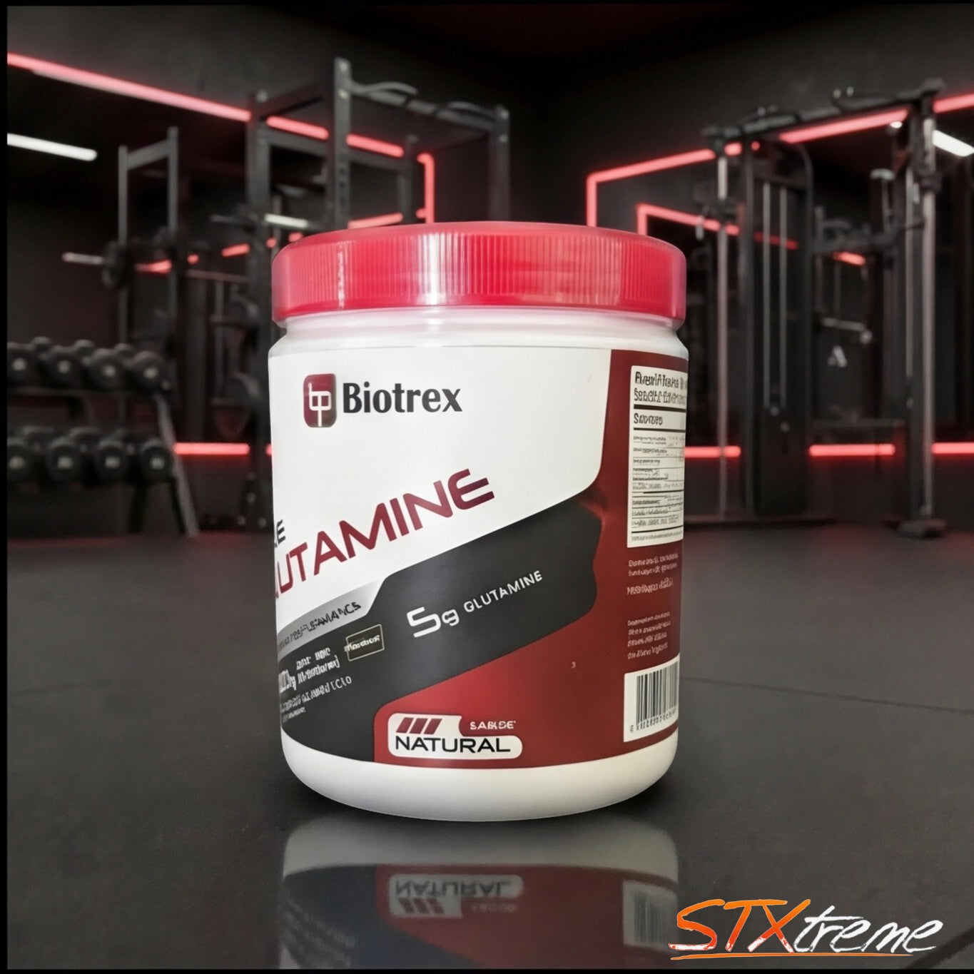 Glutamina Biotrex 400g Recuperacion Muscular Sin Sabor