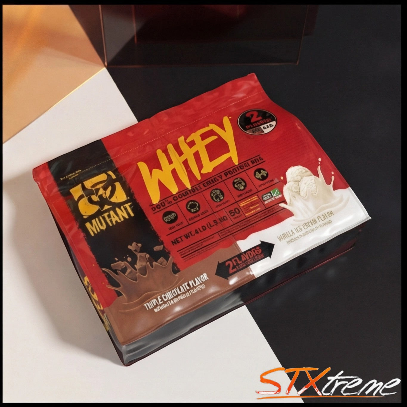 Whey Dual Mutant 4lbs 50 Serv Proteina Para Ganar Masa Muscular Y Fuerza