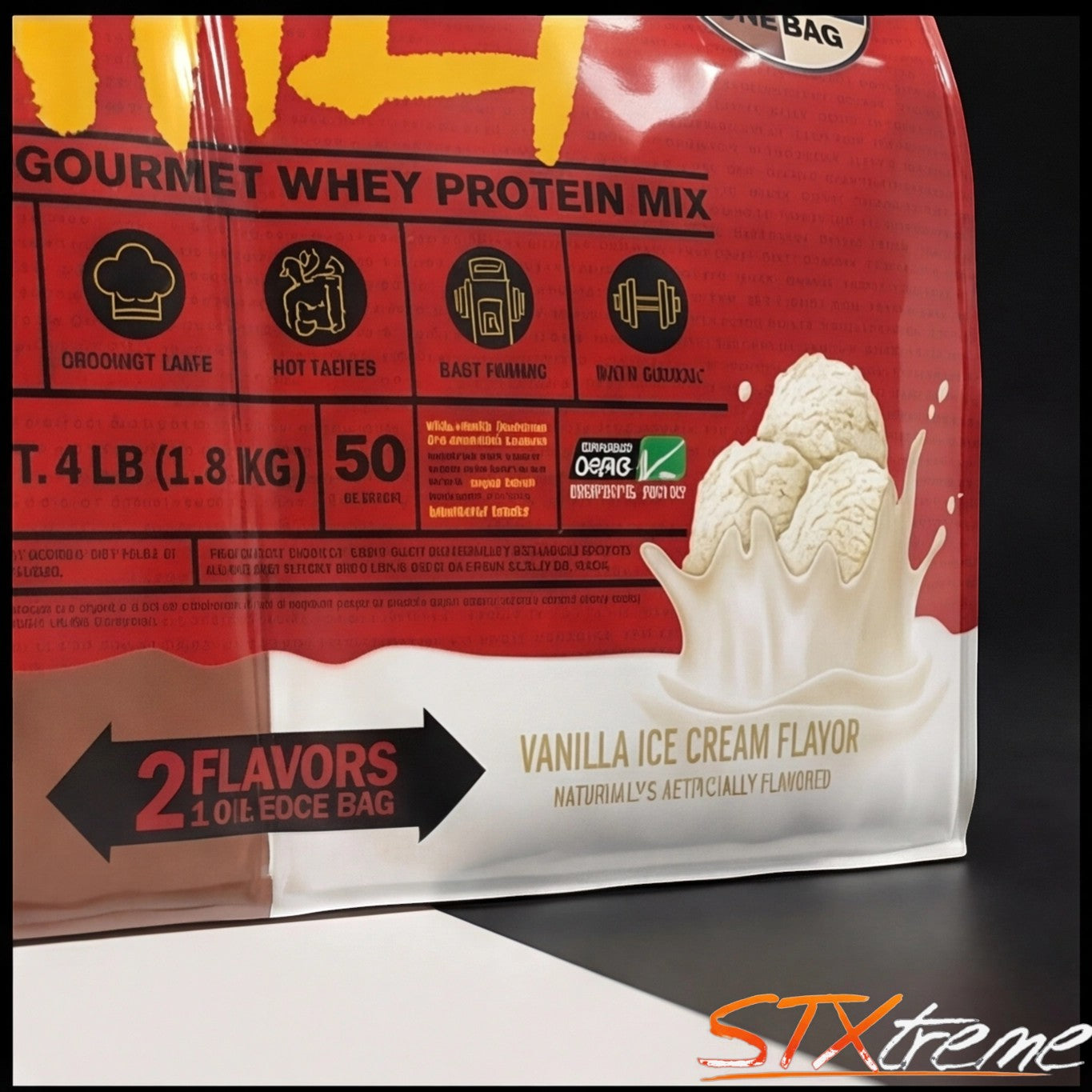Whey Dual Mutant 4lbs 50 Serv Proteina Para Ganar Masa Muscular Y Fuerza