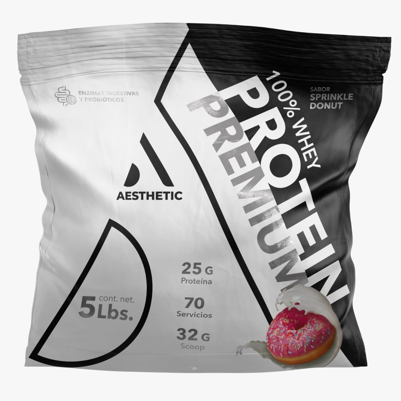 100 Whey Premium Aesthetic Supplements 5 Lbs Proteina Whey Con Probioticos