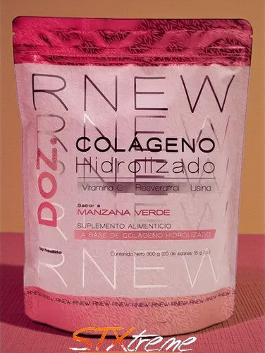 Colageno DOZ Manzana Verde 20 Sobres Soporte Articular Y Piel