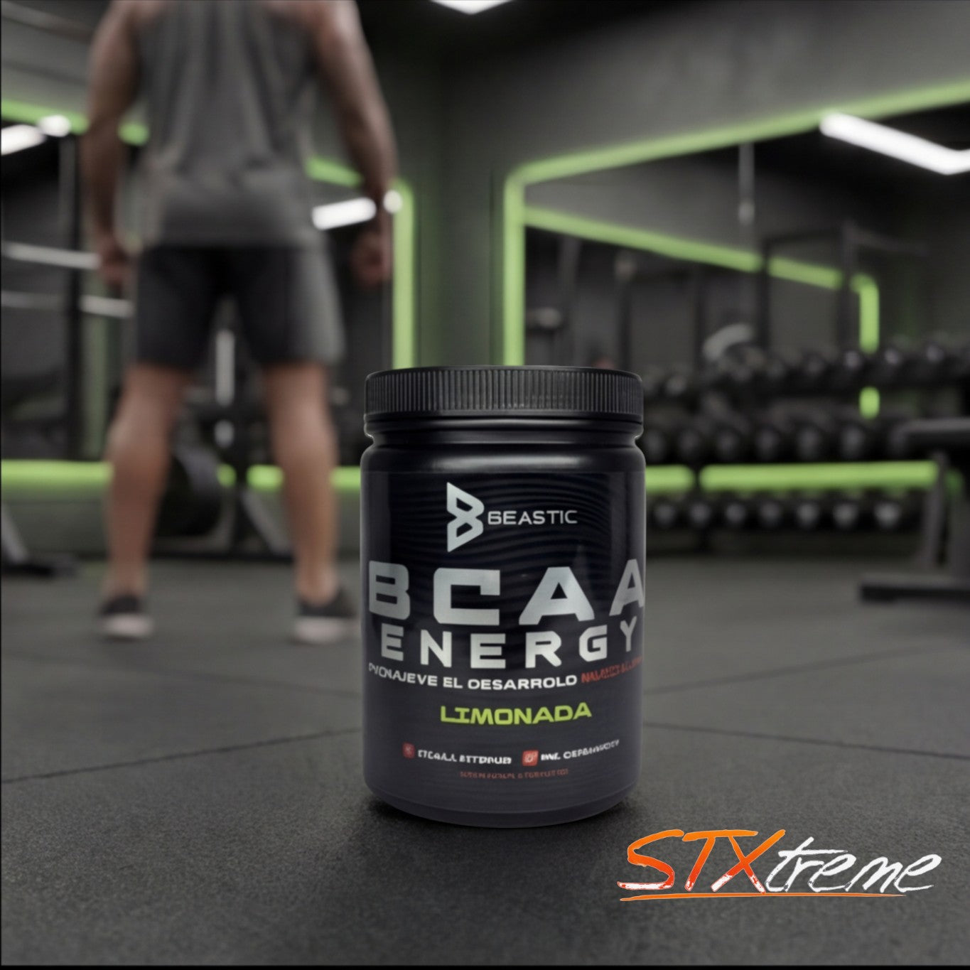 BCAA Energy Beastic 60 Serv Aminoacidos Cafeina Electrolitos