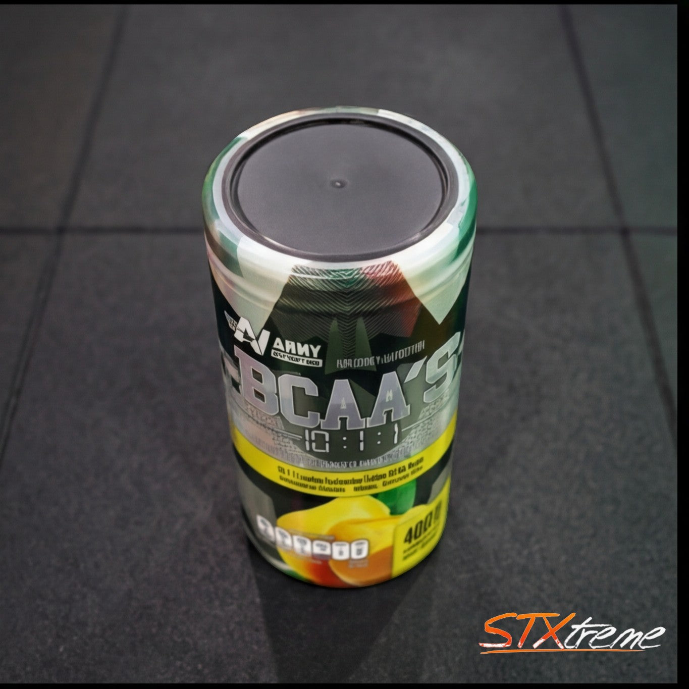 BCAA 10 1:1 Army Nutrition 400g Alta Leucina Recuperacion