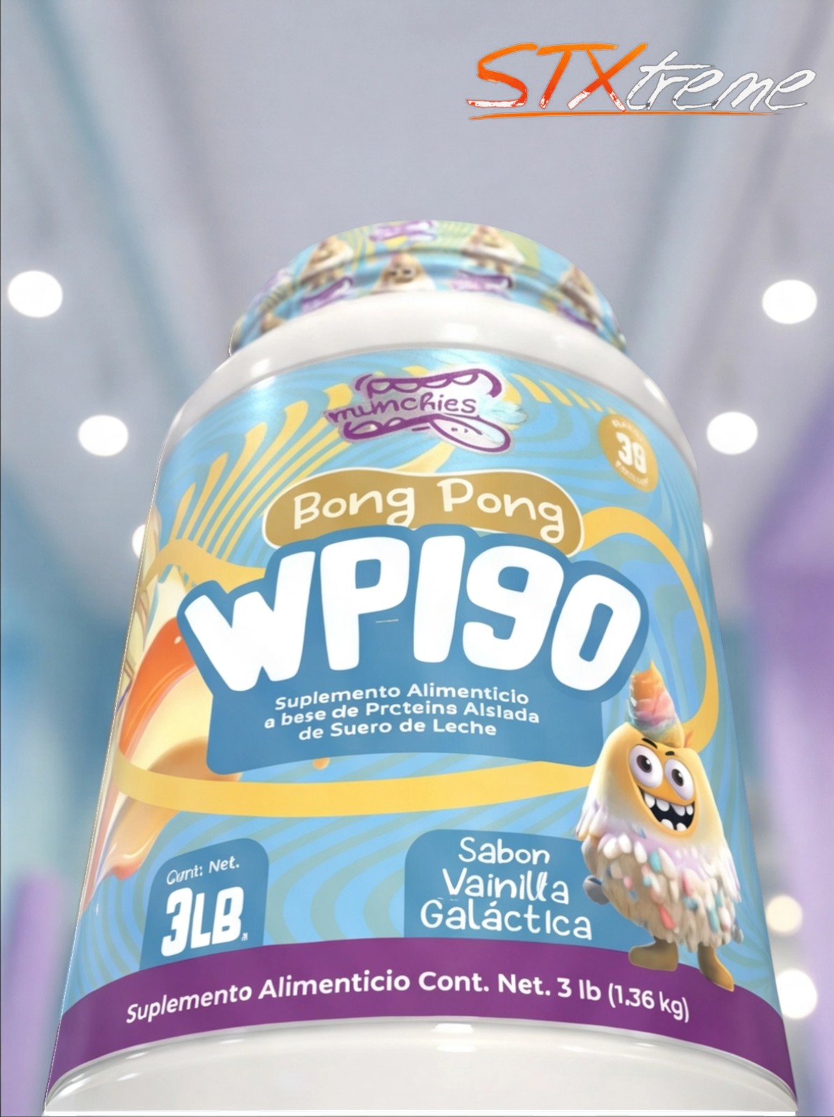 Bong Pong WPI90 Munchies Lab 3 Lbs Proteina Aislada Premium
