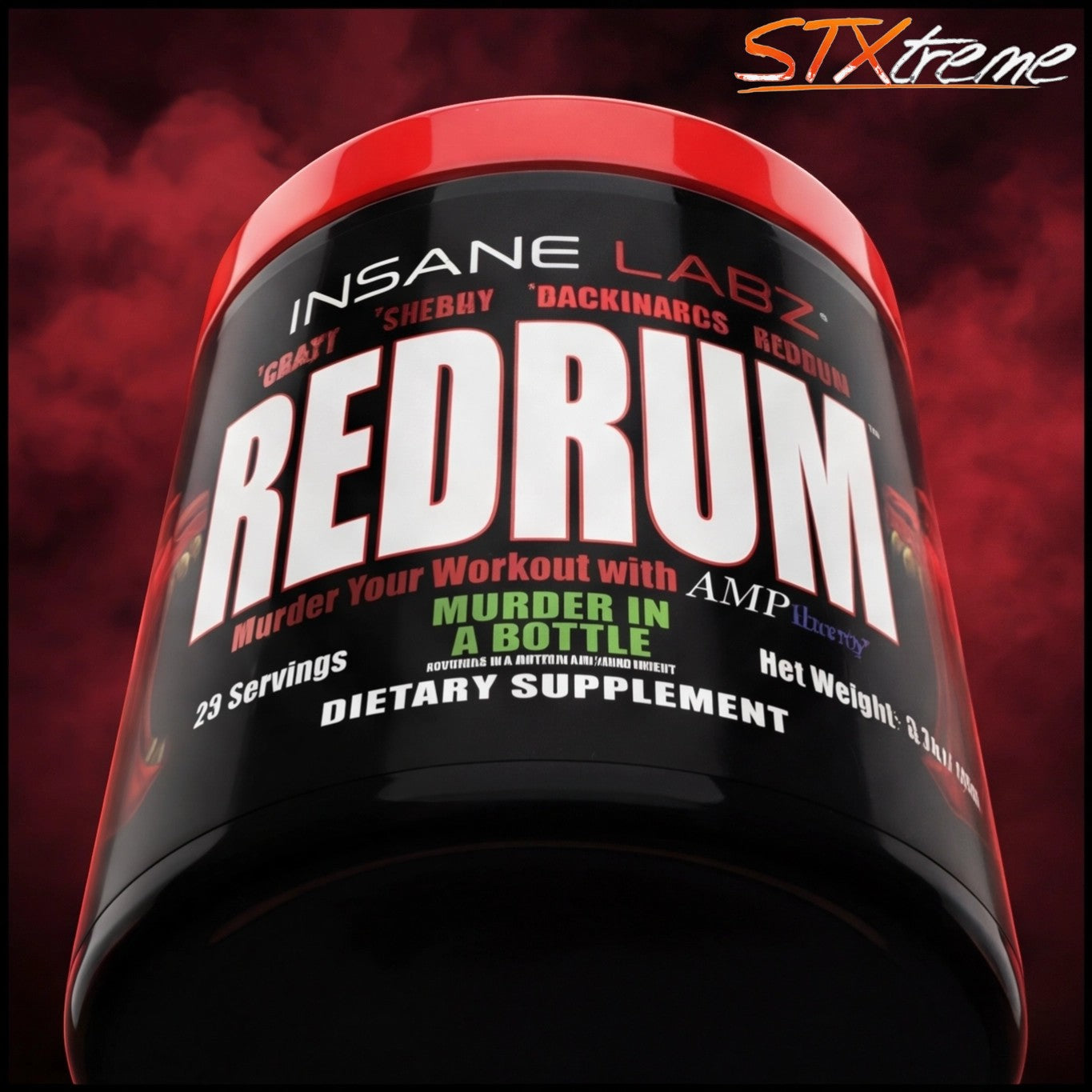 Redrum Insane Labz 25 Serv Pre Entreno Estimulacion Extrema