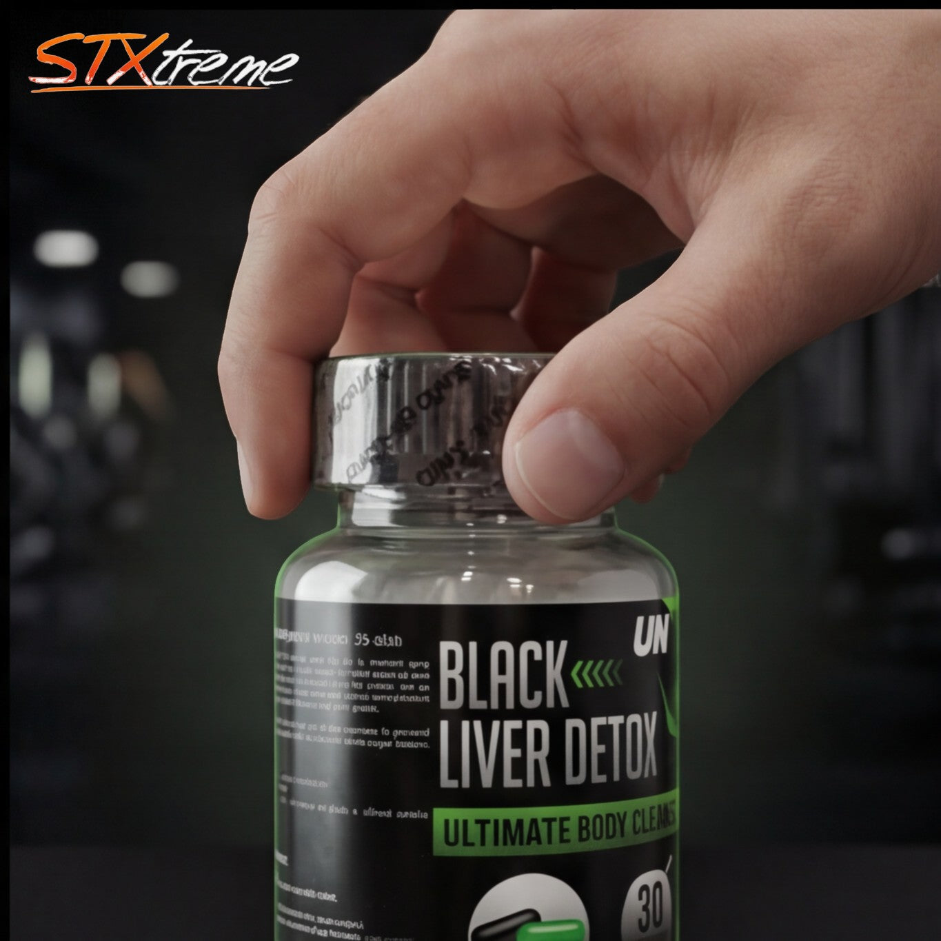 Black Liver Detox UN Xtreme 60 Caps Extractos Botanicos Premium