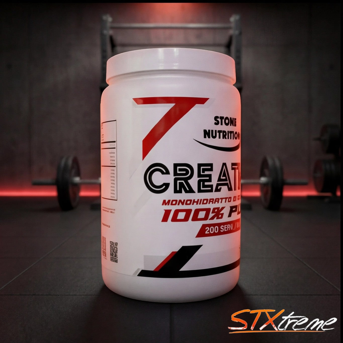 Creatina Stone Nutrition 1 Kg Micronizada 200 Servicios Fuerza