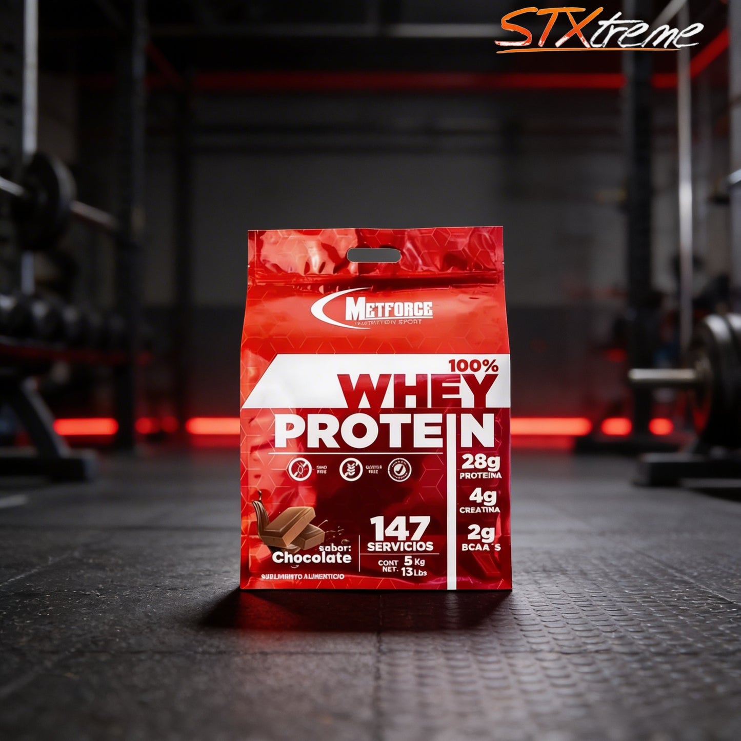 100 Whey Protein Metforce 13 Lbs Volumen Y Masa Muscular