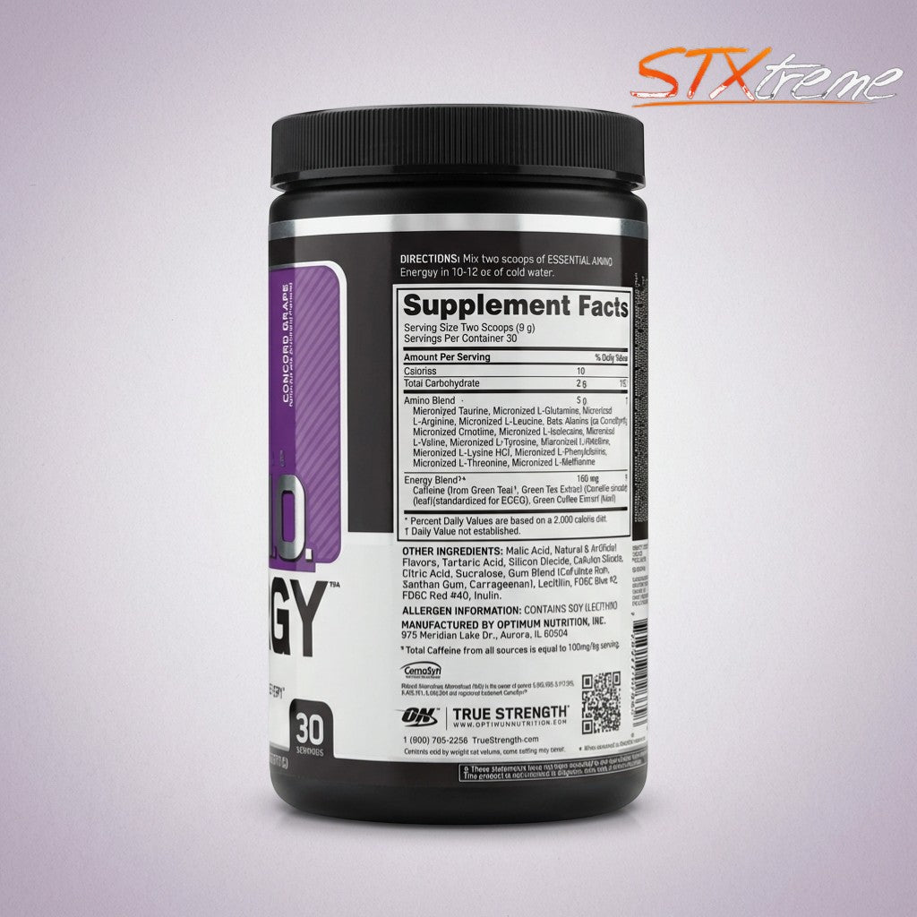 Amino Energy Optimum Nutrition 30 Serv Energia Limpia Y Aminoacidos