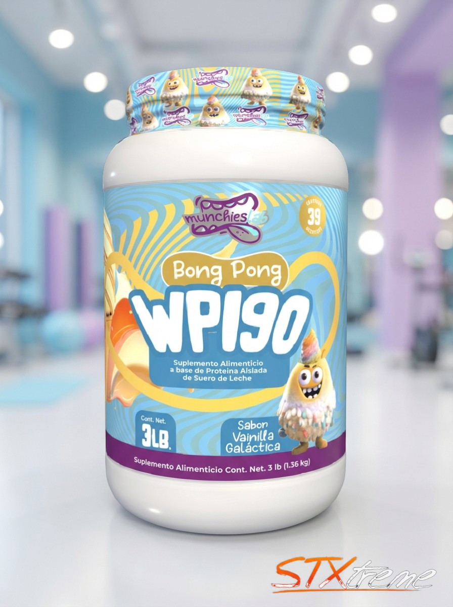 Bong Pong WPI90 Munchies Lab 3 Lbs Proteina Aislada Premium