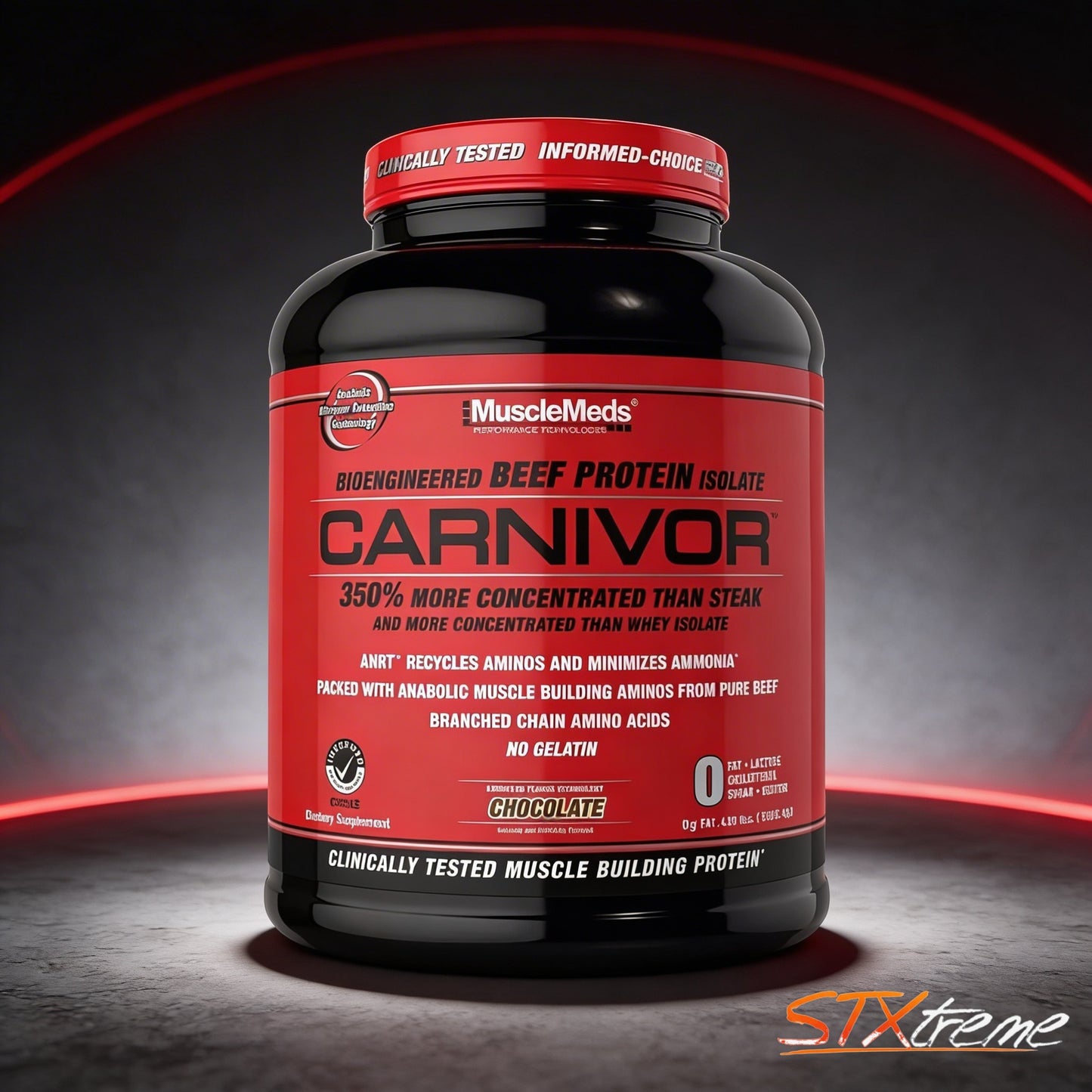Carnivor MuscleMeds 4.4 Lbs Proteina De Carne Sin Lactosa