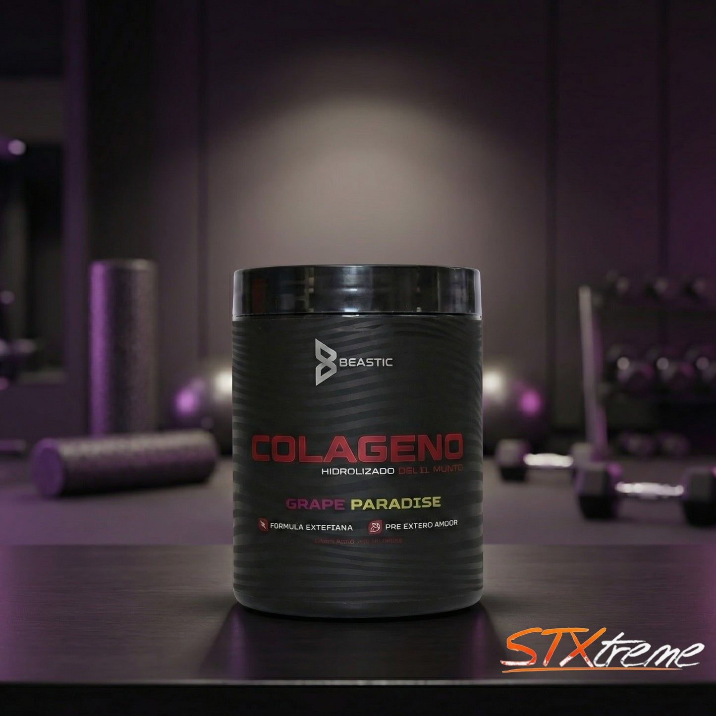 Colageno Beastic 333g Con Resveratrol Y Vitaminas Firmeza