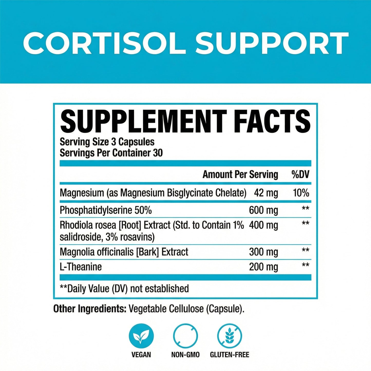 Cortisol Support Revive 360g Adaptogenos Para Equilibrio Y Energia