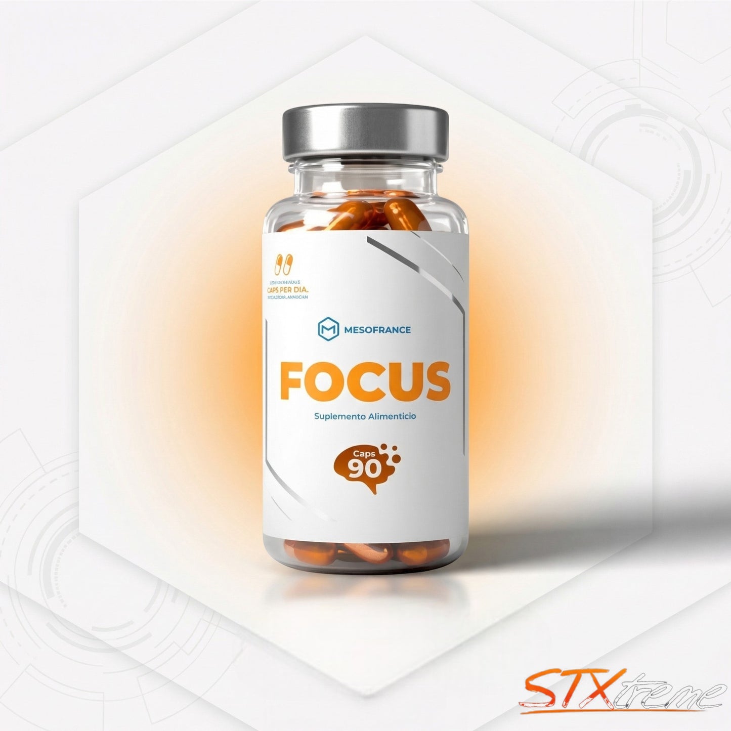 Focus Mesofrance 90 Caps Nootropico Enfoque Mental Premium