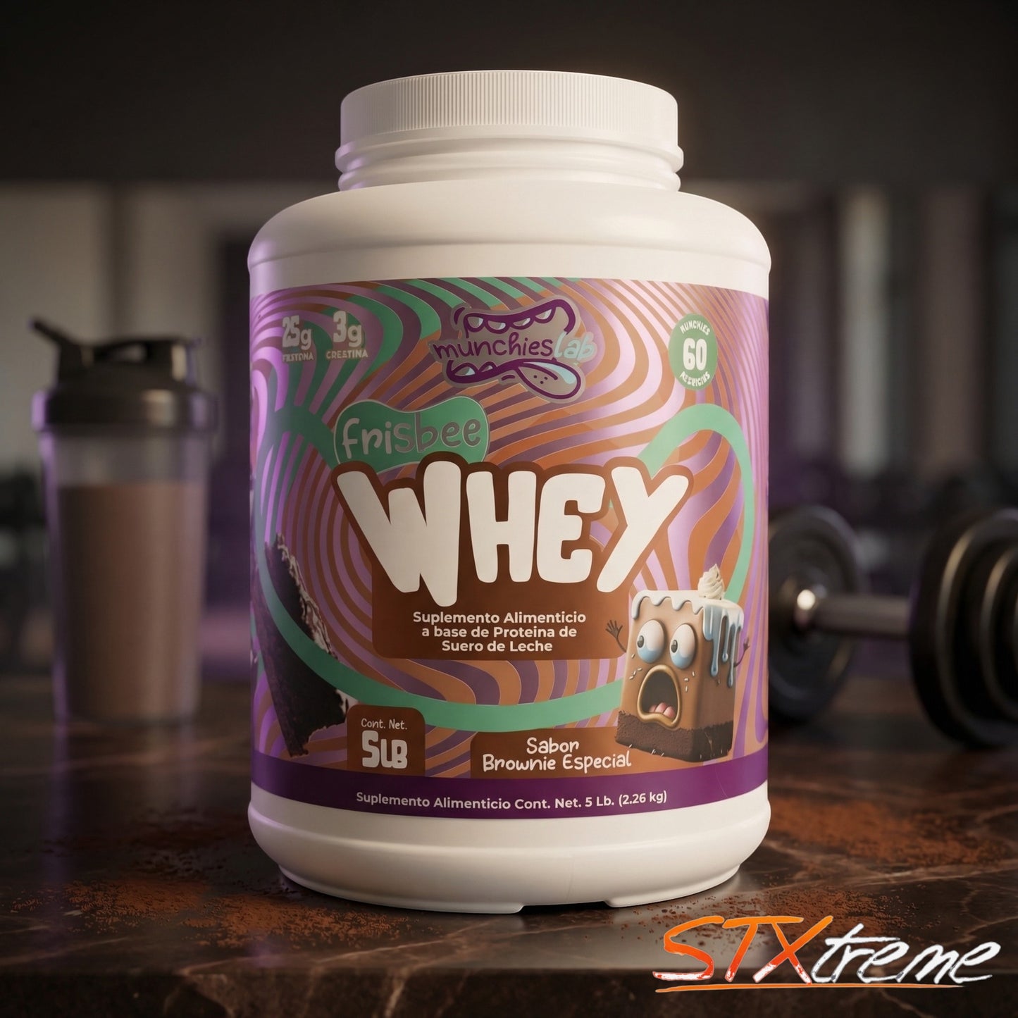Frisbee Whey Munchies Lab 5 Lbs Proteina Suero Alta Absorcion